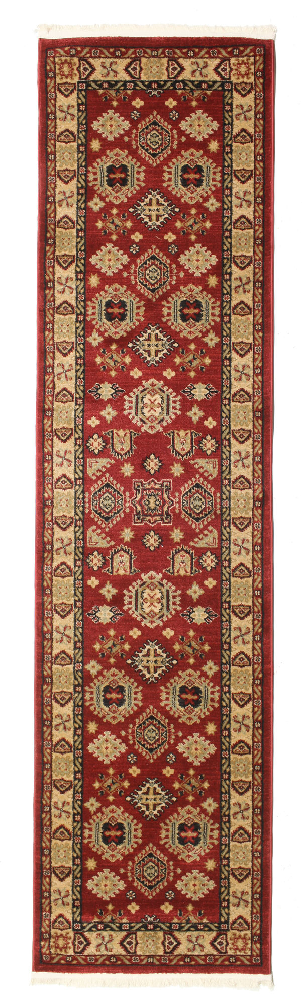
    Shirvan Kazak - Red / Beige - 80 x 300 cm
  
