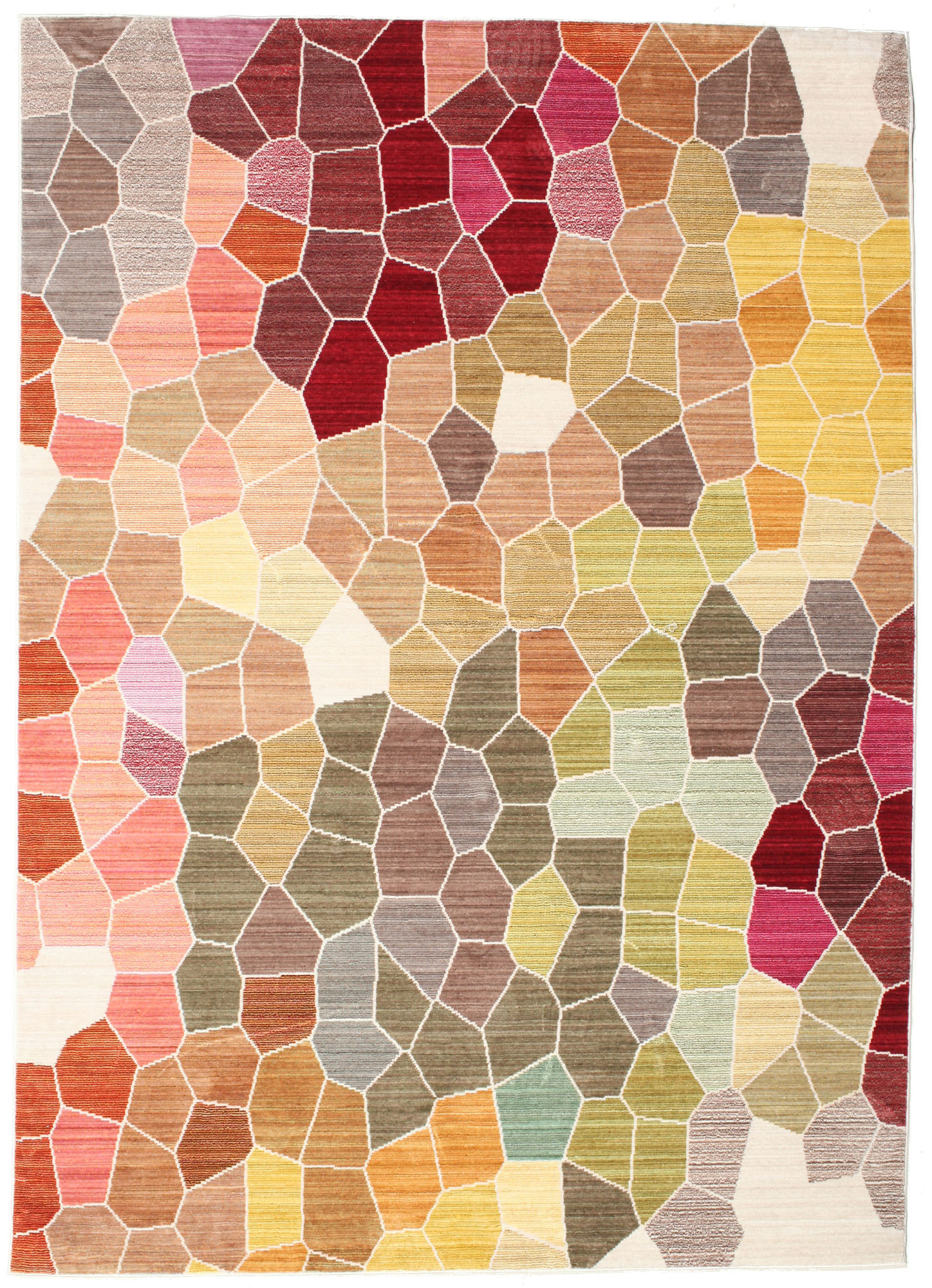 
    Play of Colours - Rød / Multicolor - 160 x 230 cm
  