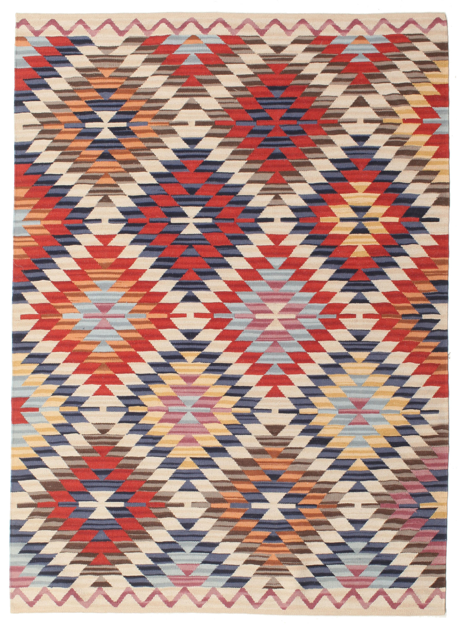
    Kilim Oushak - Multicolor - 140 x 200 cm
  