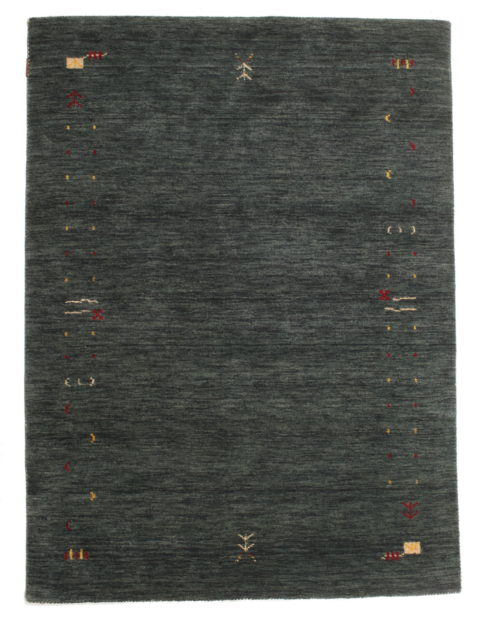 
    Gabbeh Loom Frame - Dark grey / Green - 140 x 200 cm
  
