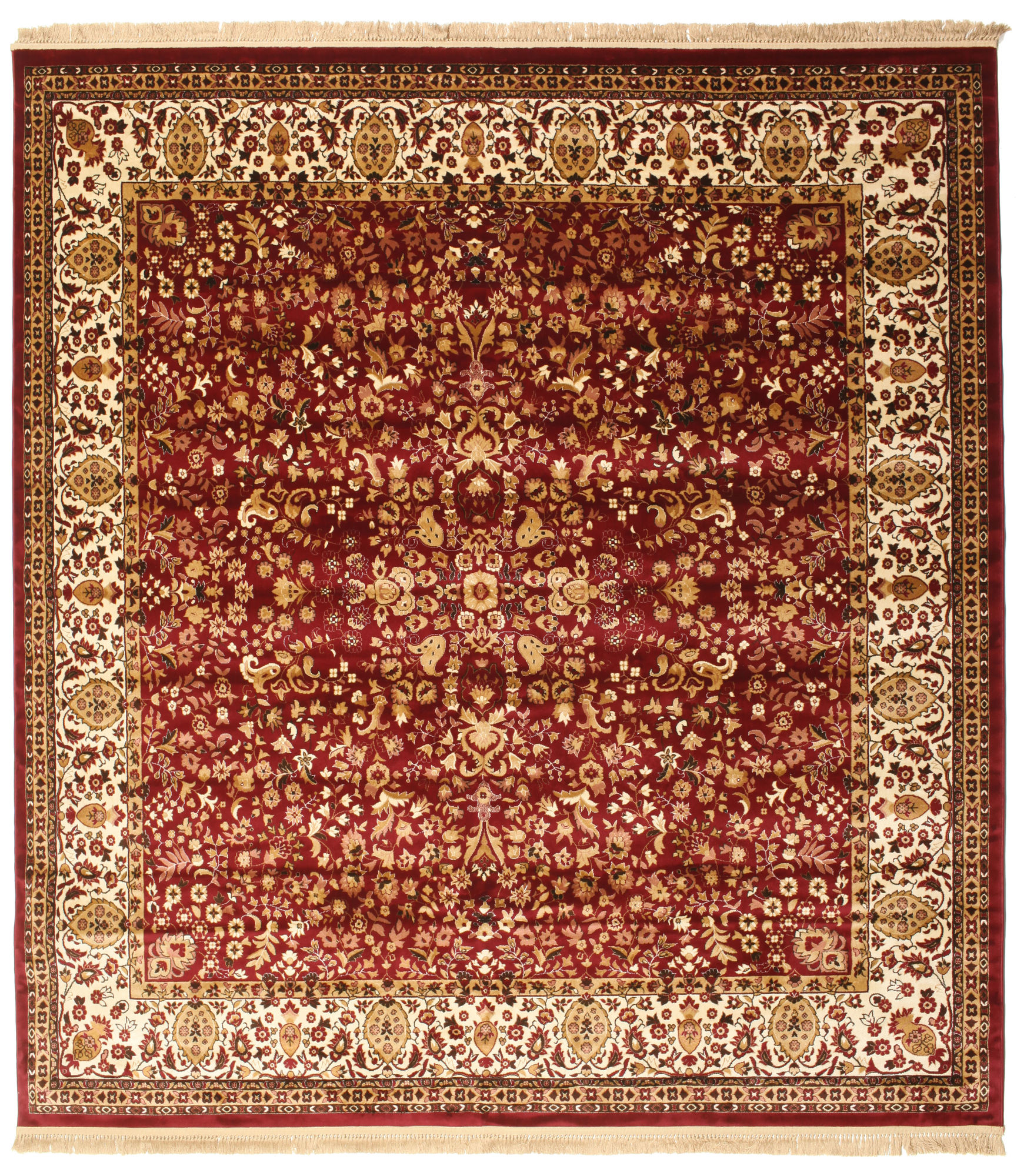 
    Kerman Diba - Red - 300 x 300 cm
  