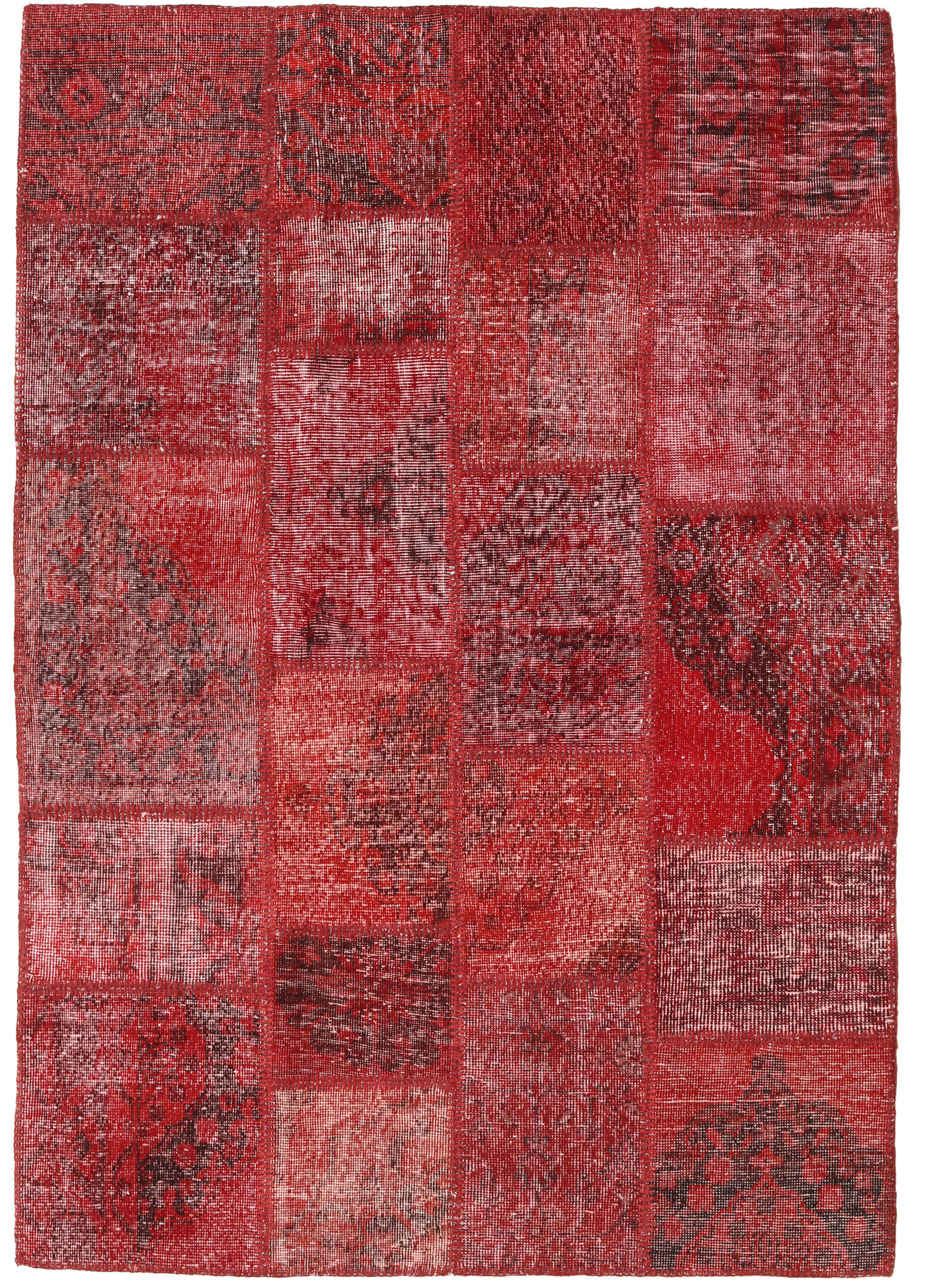 
    Patchwork - Red - 138 x 200 cm
  