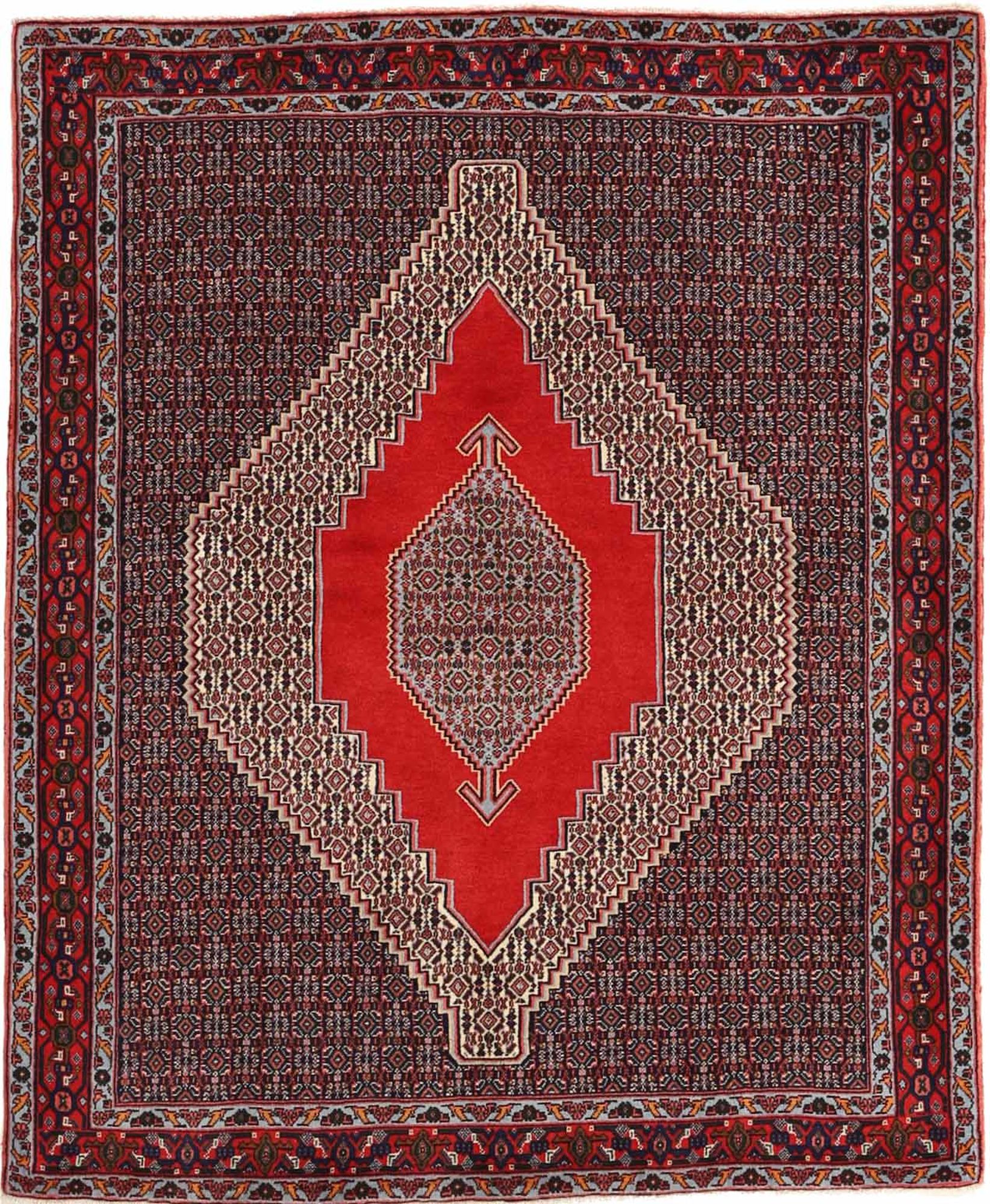 
    Senneh - Red - 127 x 155 cm
  