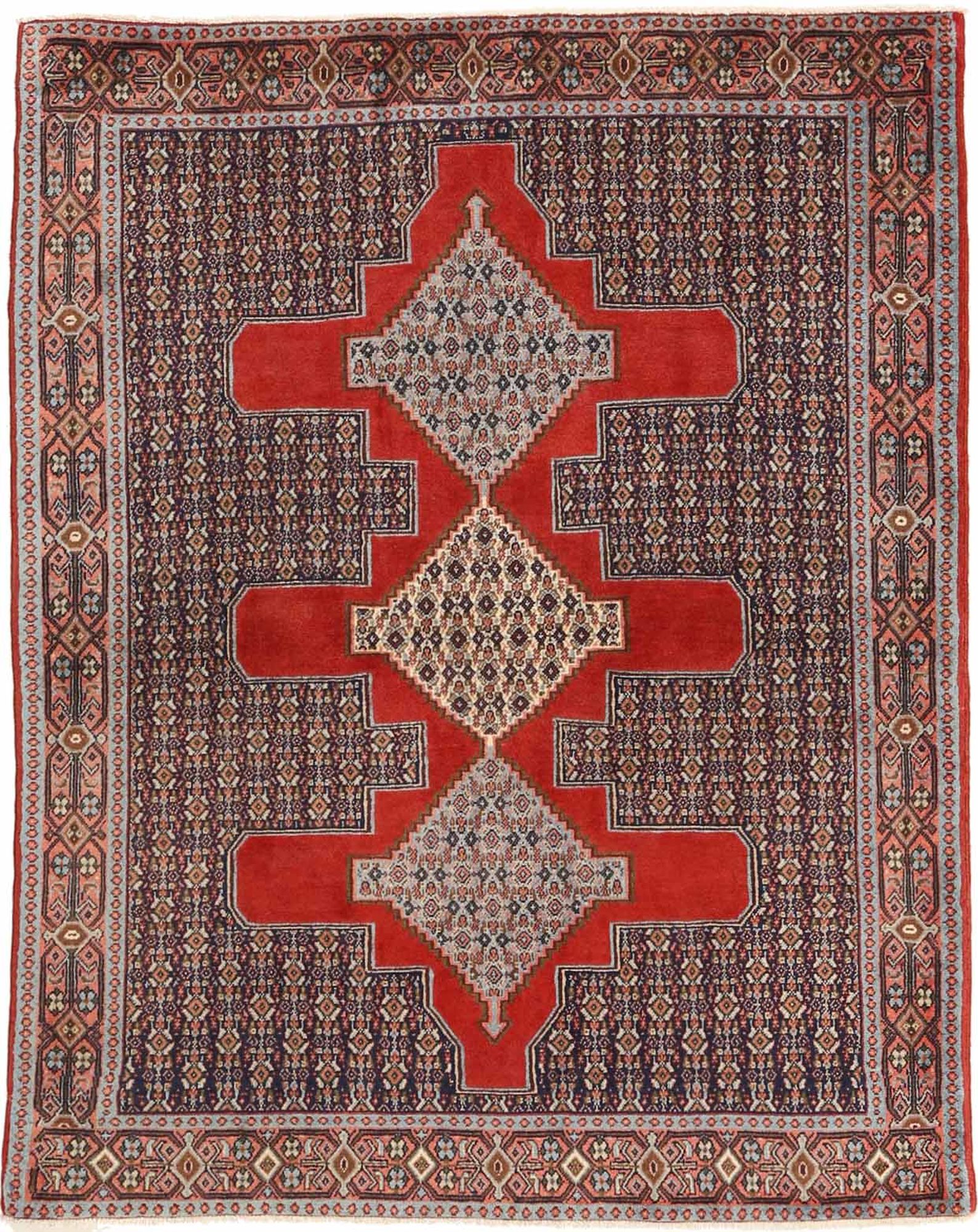 
    Senneh - Red - 122 x 156 cm
  