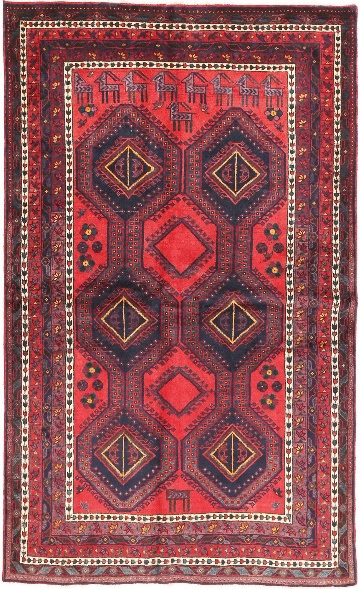 
    Afshar - Red - 138 x 233 cm
  