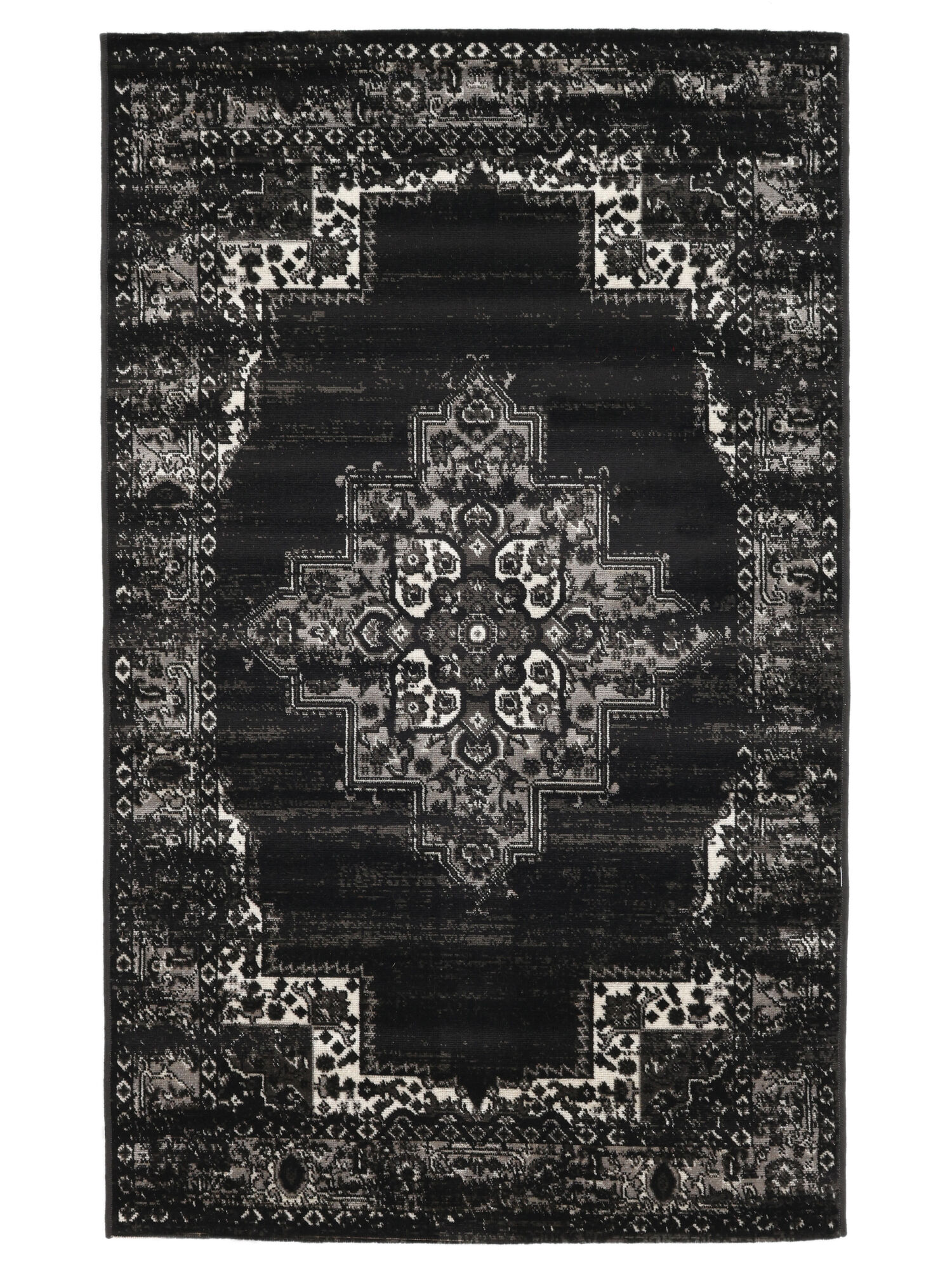 Vintage Vega Matta - Svart 100x160
