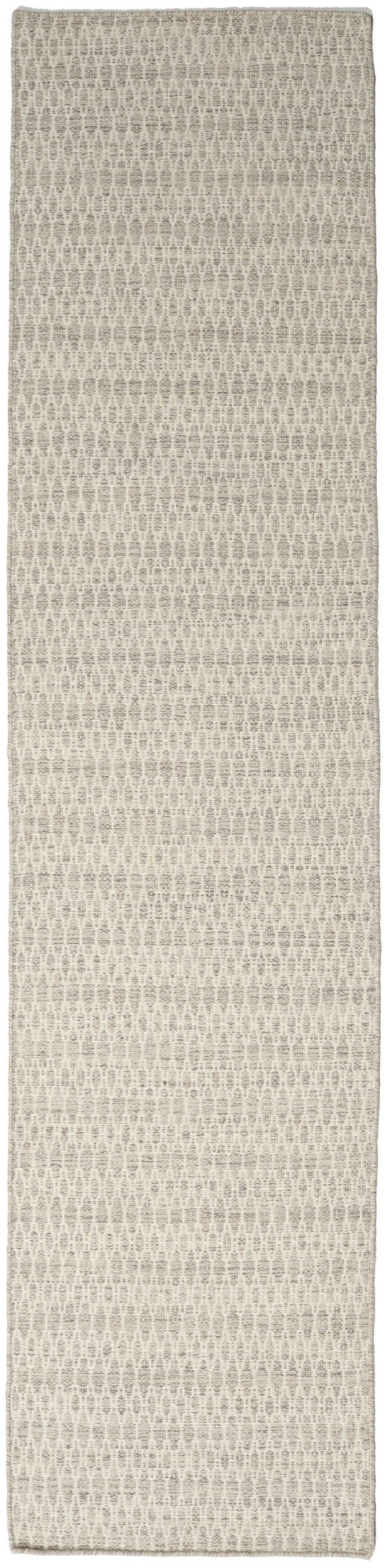 Kelim Long Stitch Teppich – Beige 80×340
