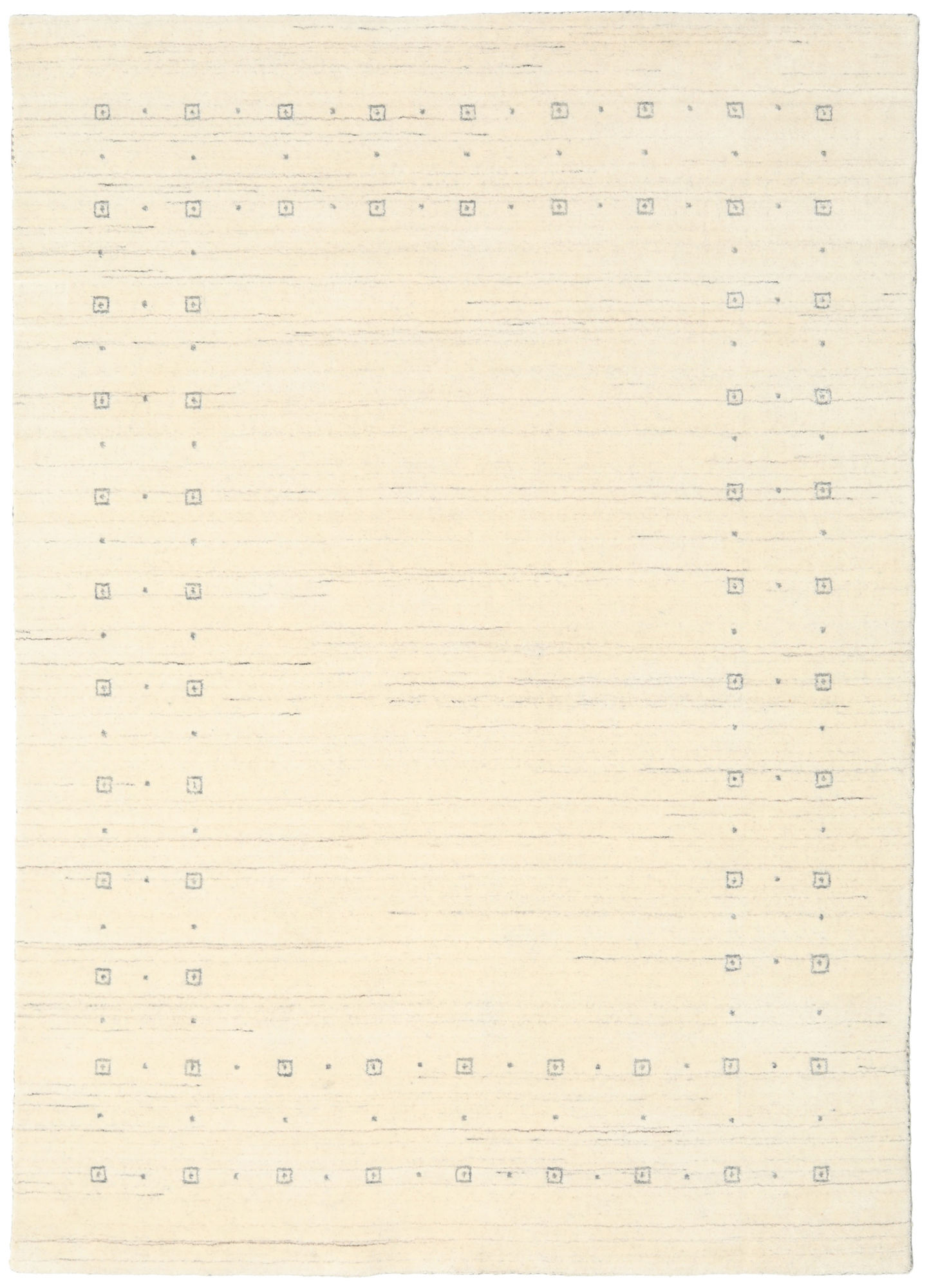 
    Loribaf Loom Fine Delta - Natural white - 140 x 200 cm
  