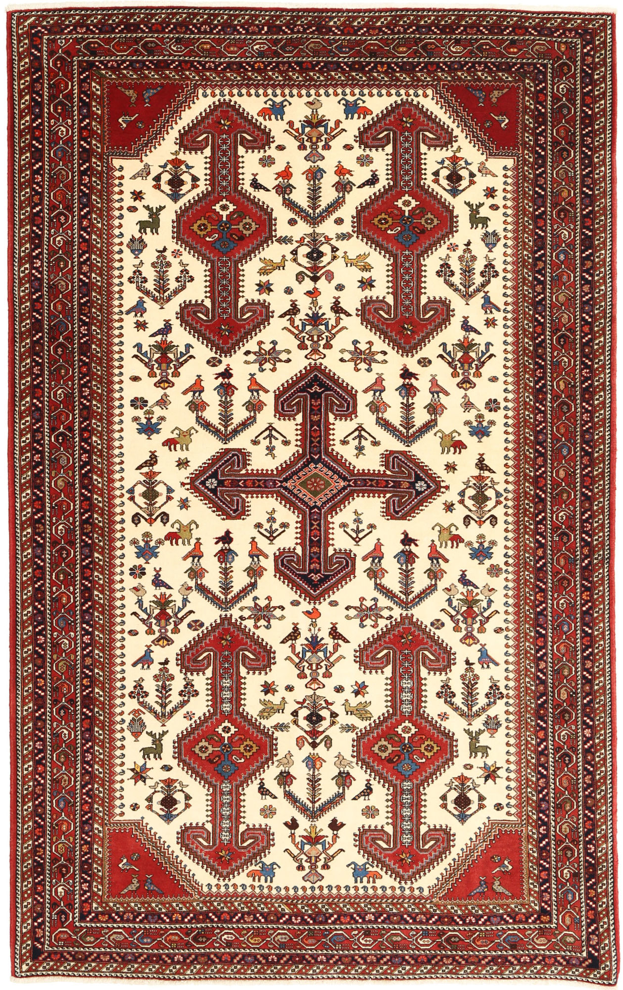 
    Qashqai Fine - Red - 153 x 245 cm
  