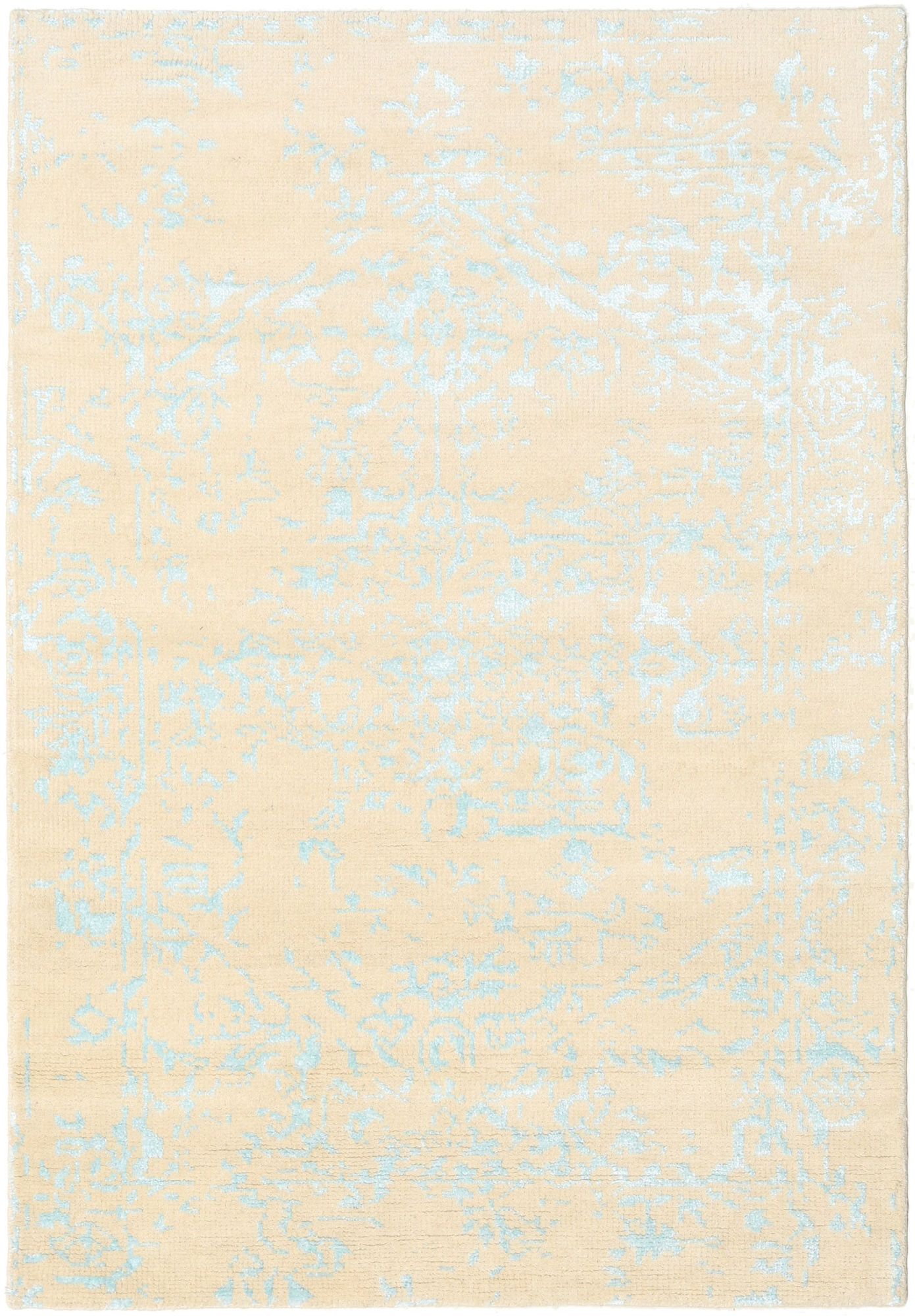 Orient Express Teppich – Weiß / Blau 140×200