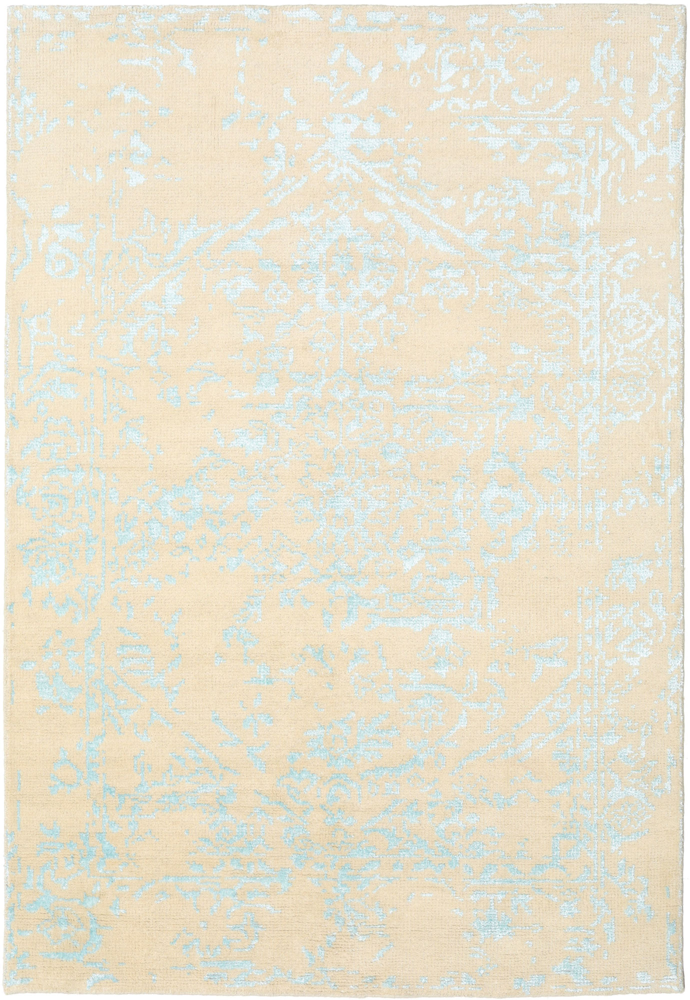 Orient Express Teppich – Weiß / Blau 160×230