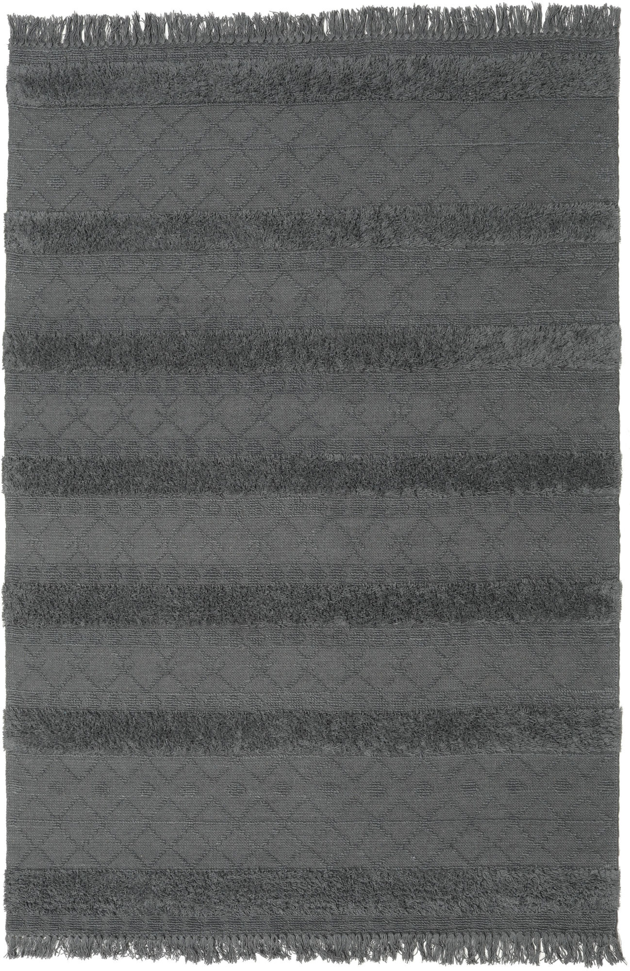 
    Kilim Berber Ibiza - Dark grey - 200 x 300 cm
  