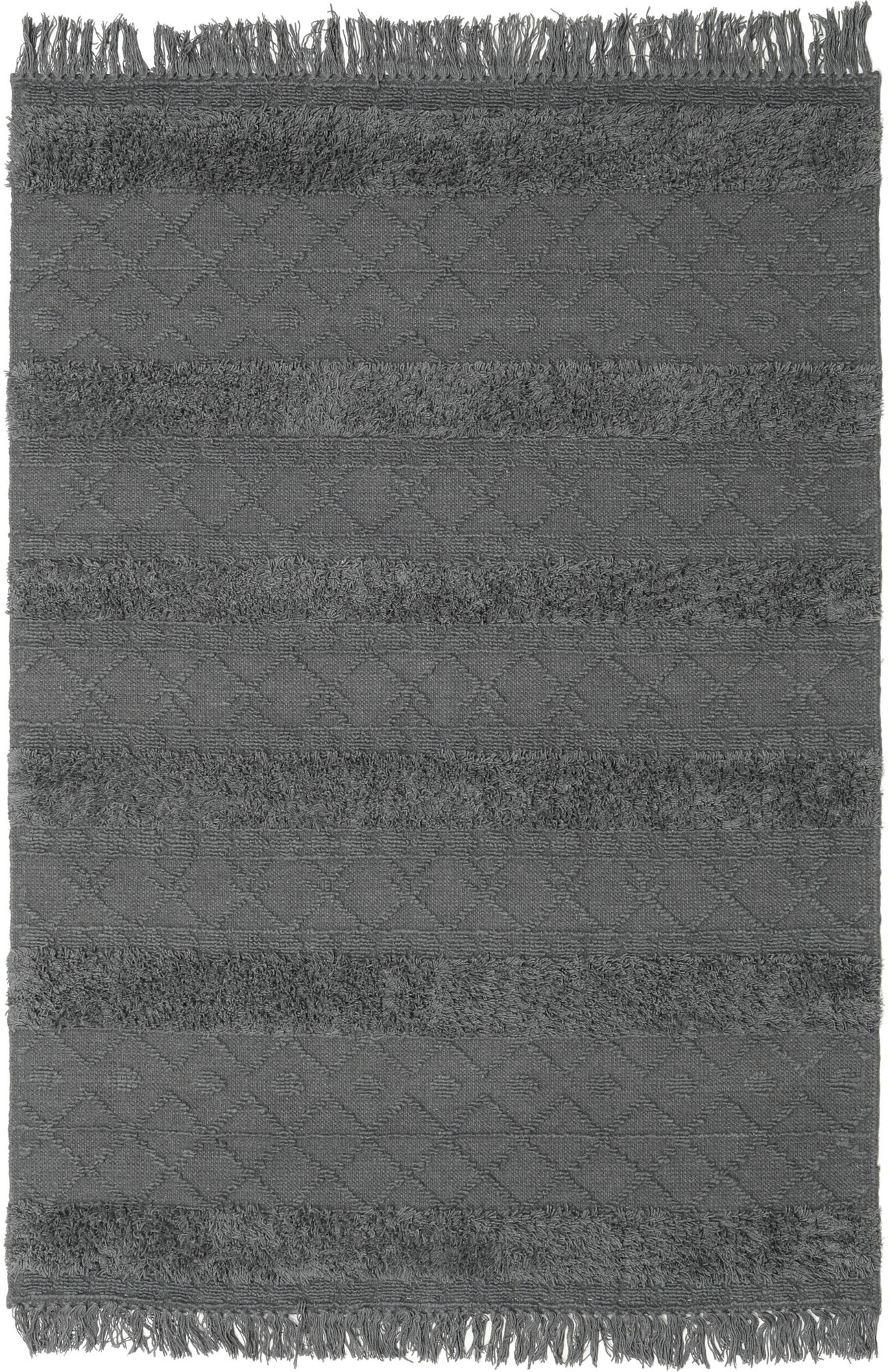 
    Kilim Berber Ibiza - Dark grey - 160 x 230 cm
  