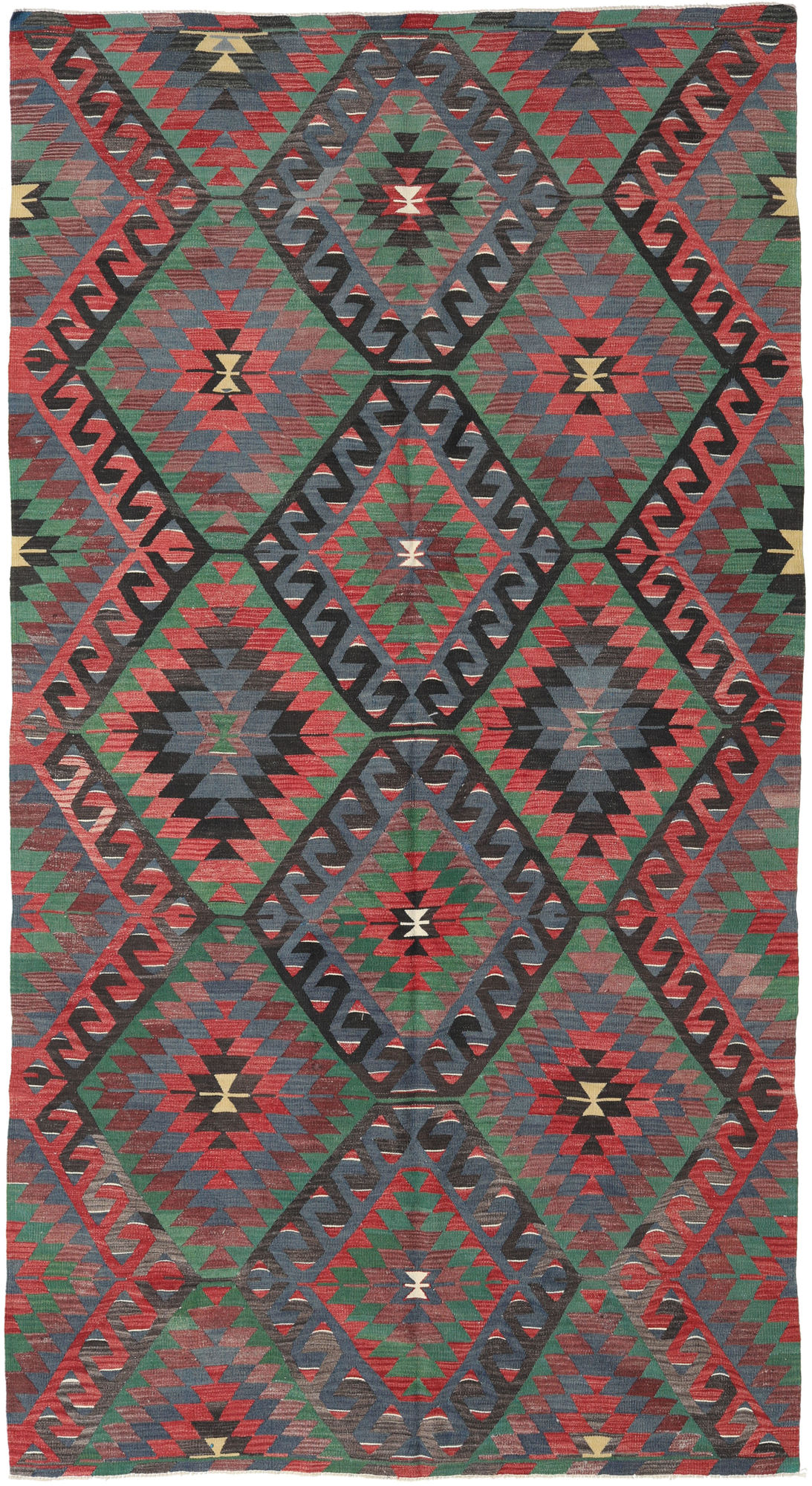 Kelim Vintage Türkei Teppich 172×323