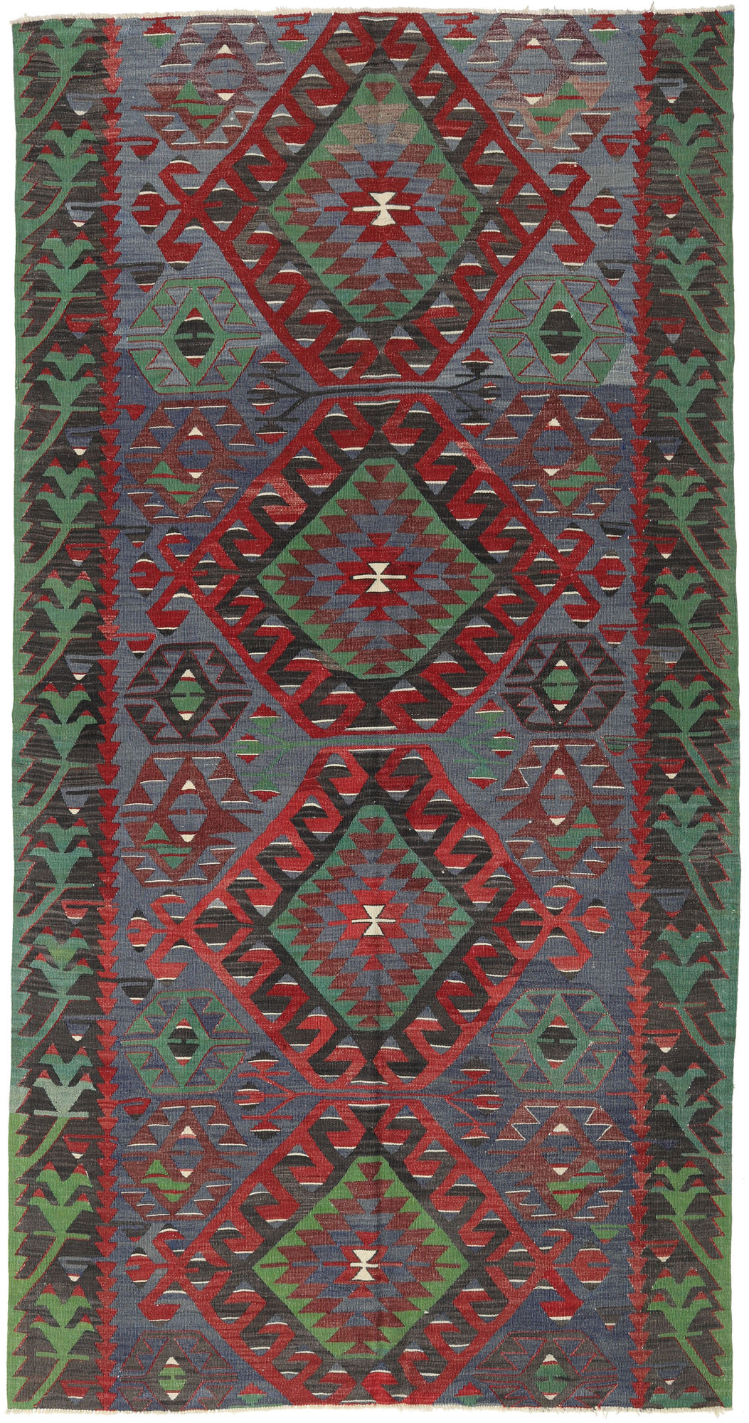 Kelim Vintage Türkei Teppich 157×300