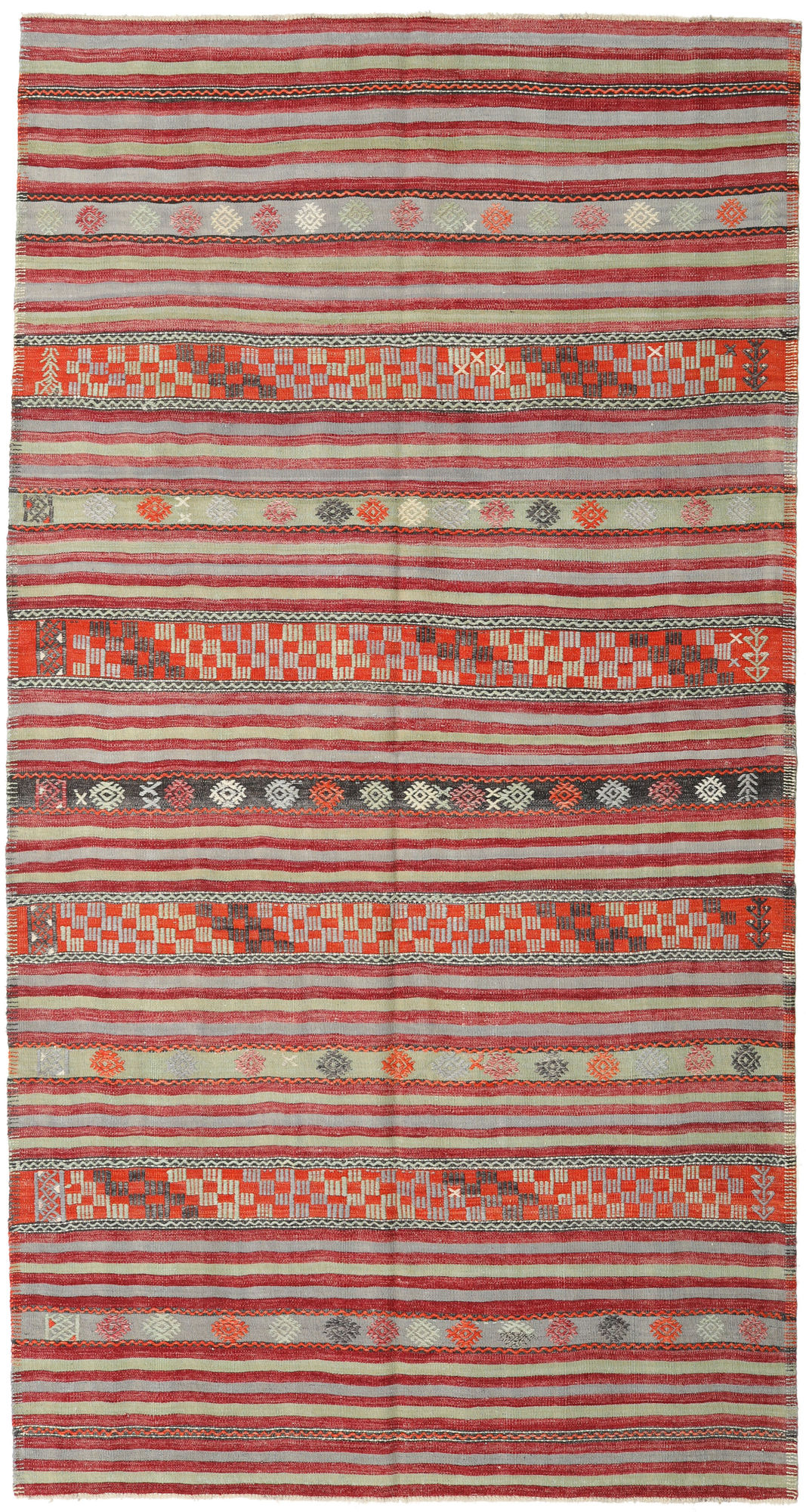 Kelim Vintage Türkei Teppich 167×262