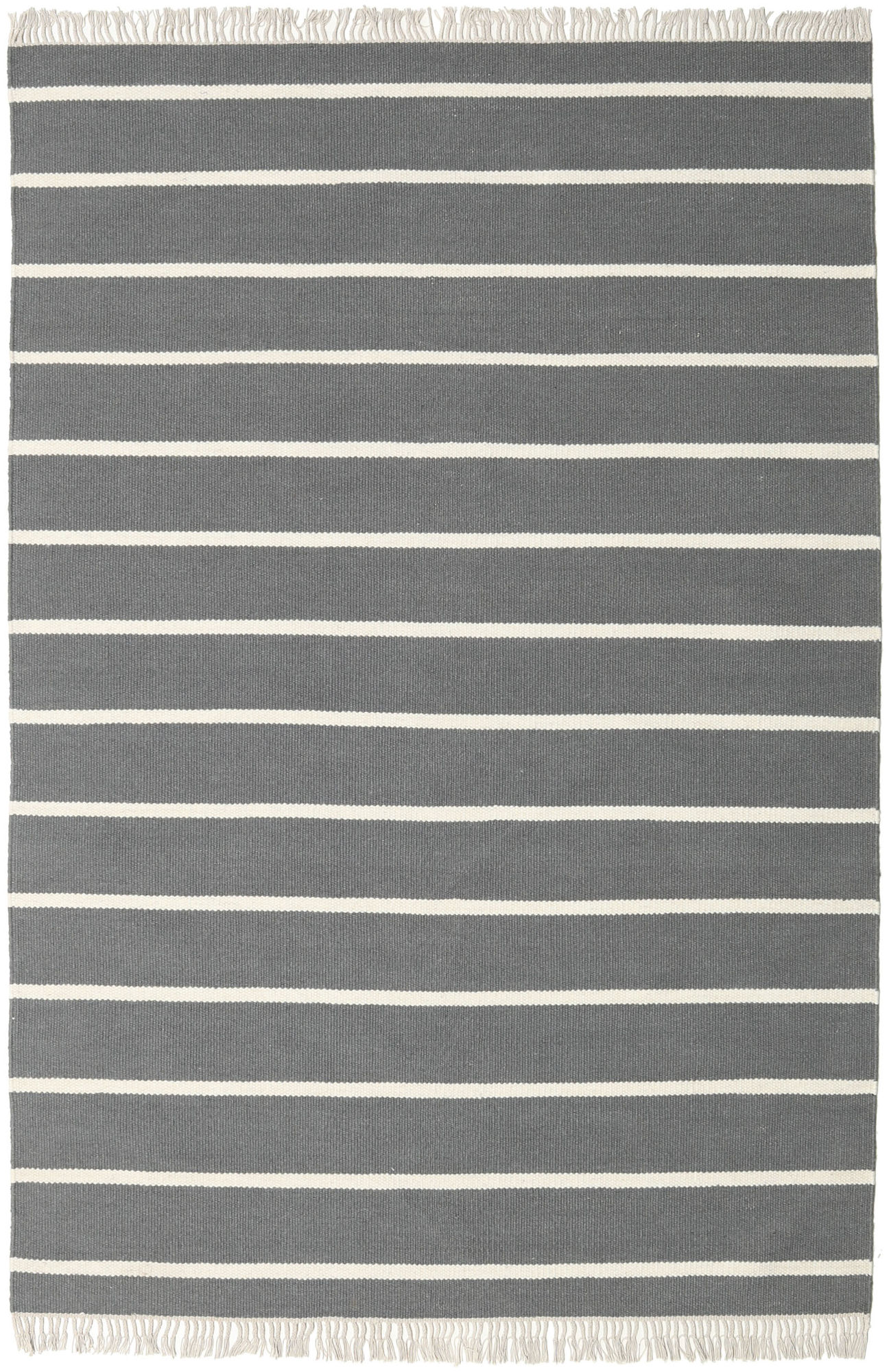 
    Dhurrie Stripe - Grey - 160 x 230 cm
  