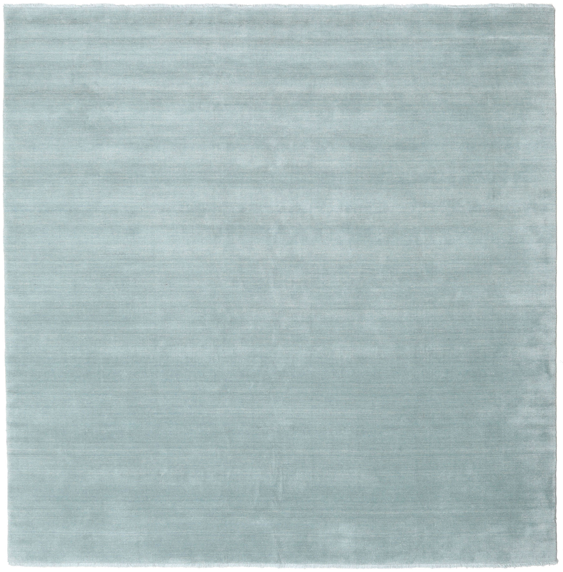 
    Handloom fringes - Light teal - 250 x 250 cm
  