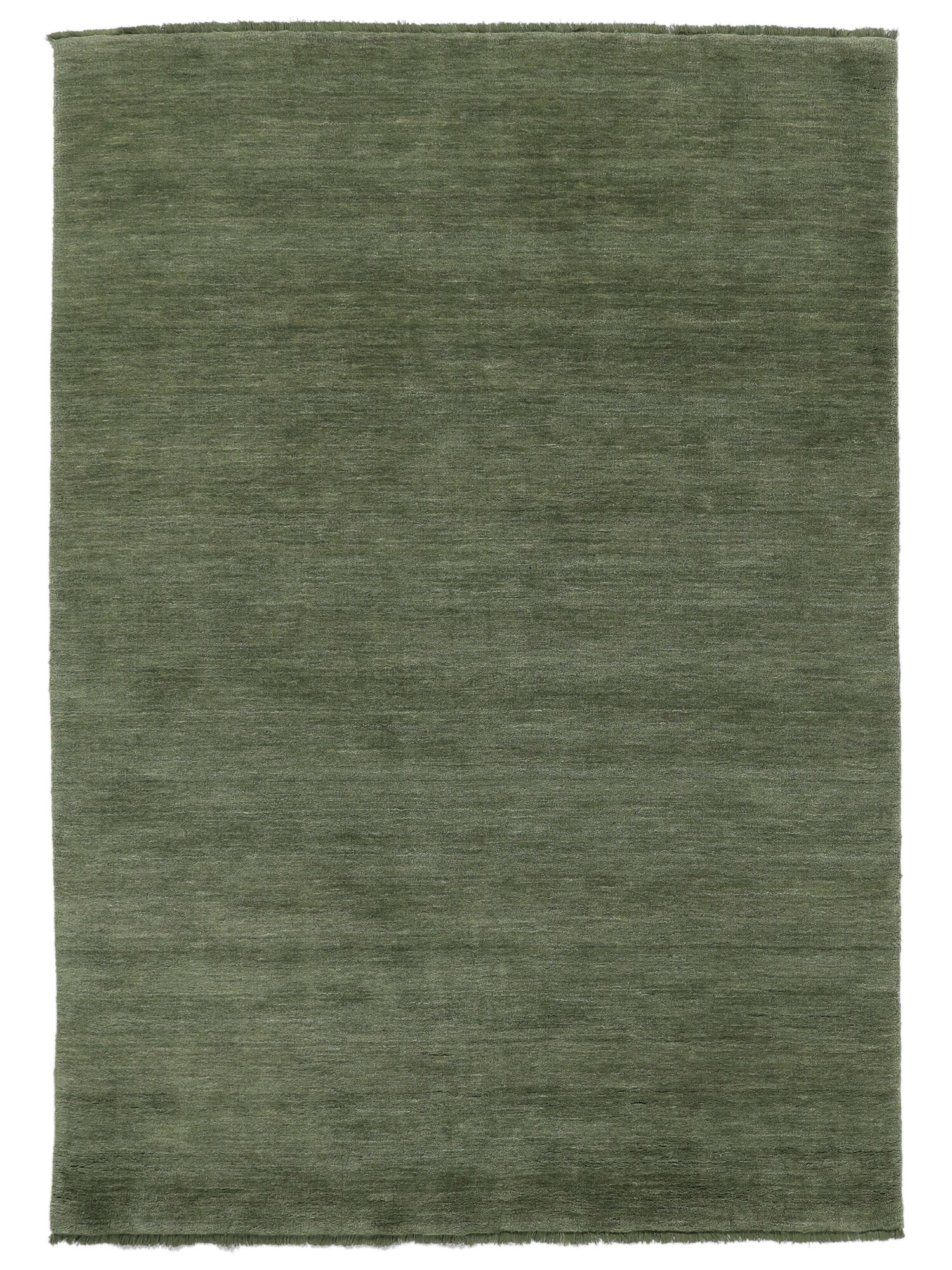 
    Handloom fringes - Forest green - 200 x 300 cm
  