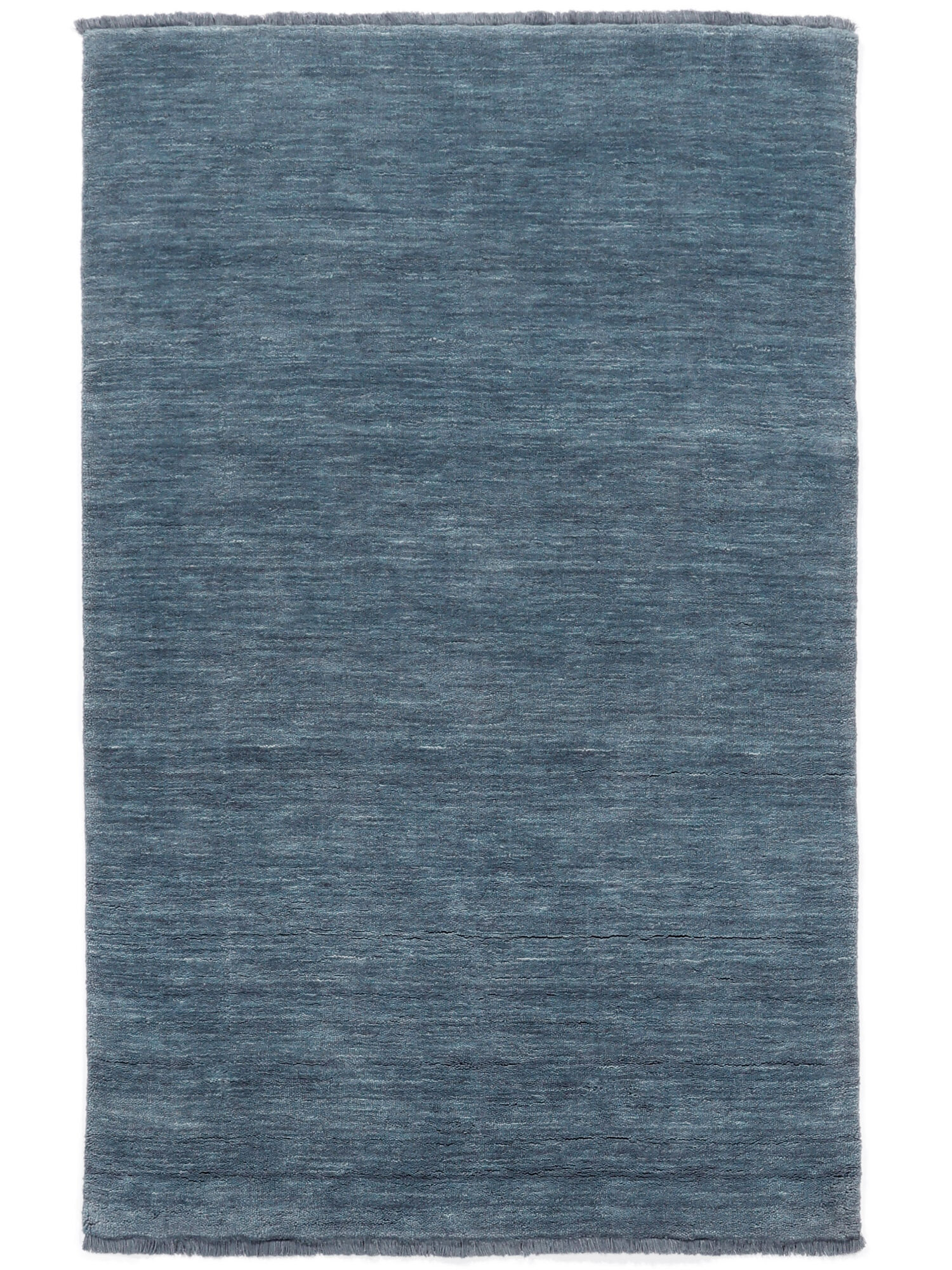 Handloom fringes Matta - Mörkturkos 160x230
