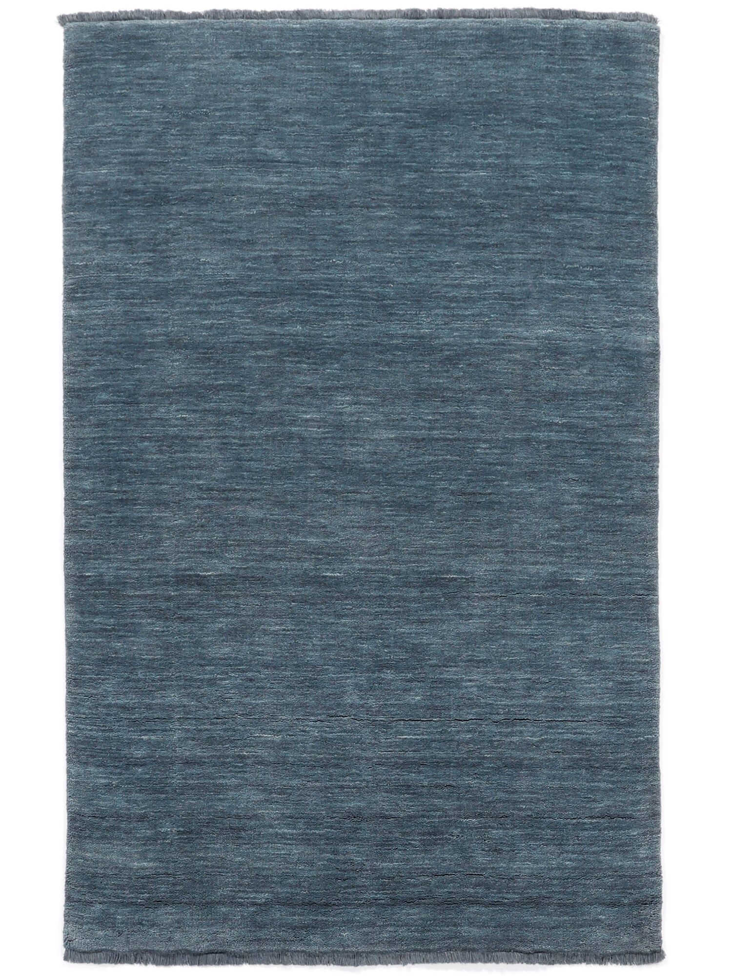 Handloom fringes Matta - Mörkturkos 140x200