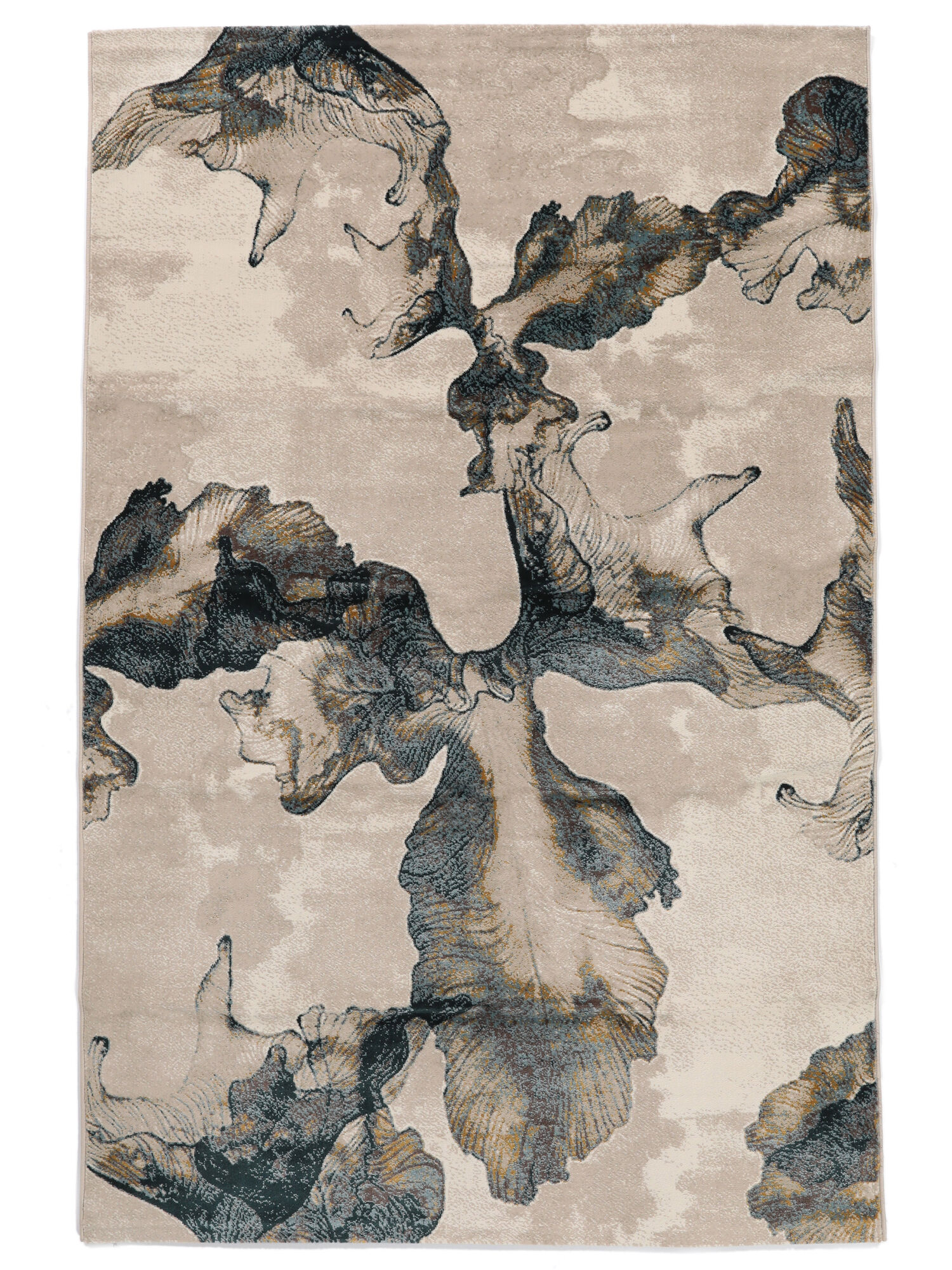 Lily Matta - Beige / Turkos 200x300