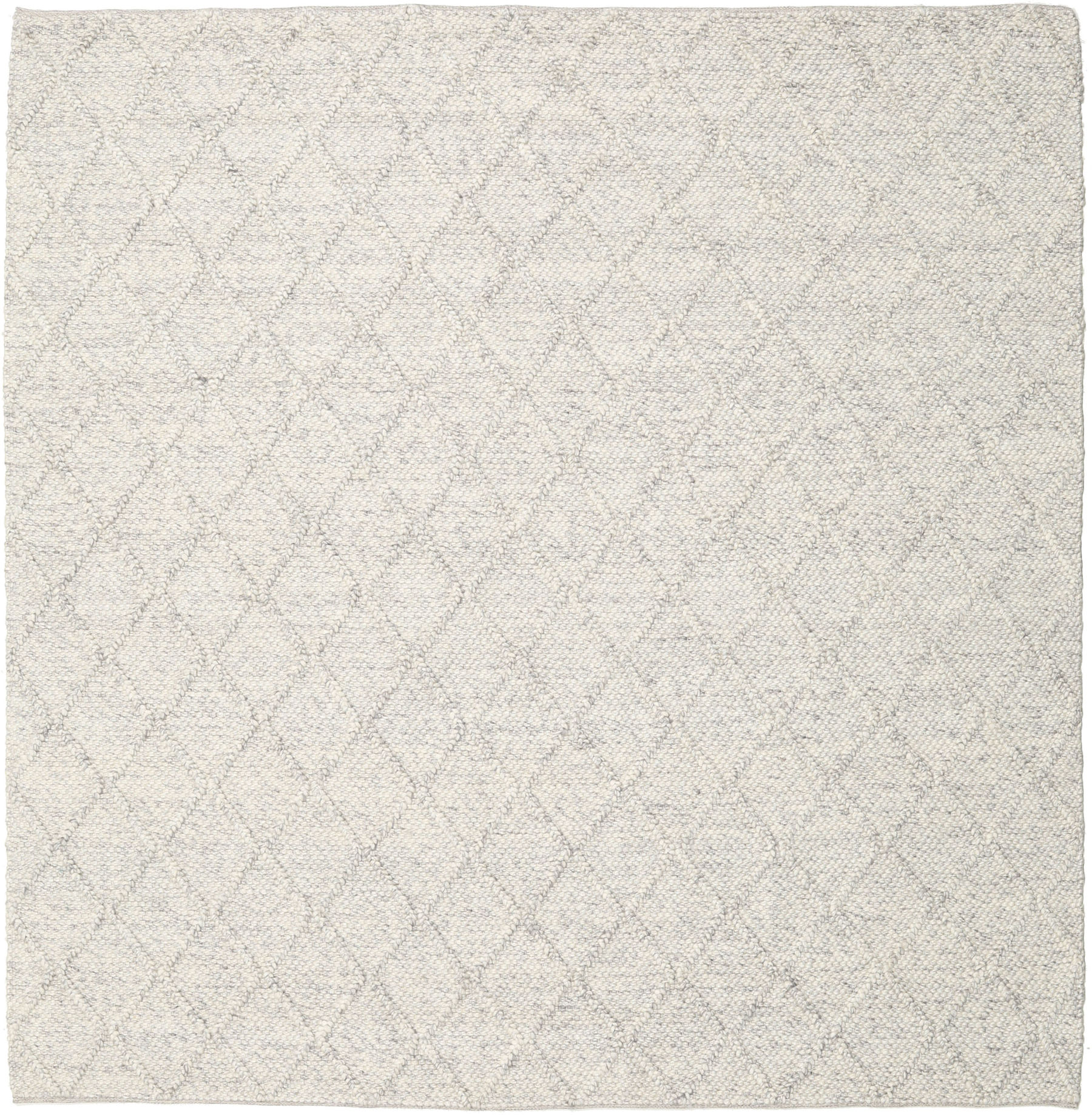 
    Rut - Light grey / Cream white - 250 x 250 cm
  