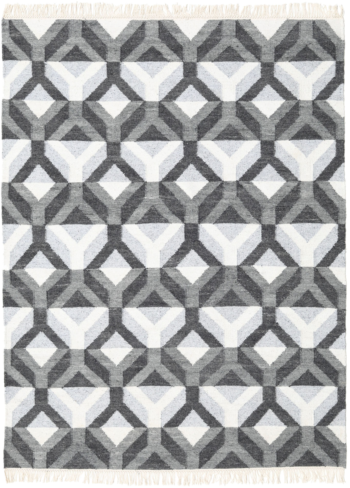 
    Aino - Grey / Light grey - 140 x 200 cm
  