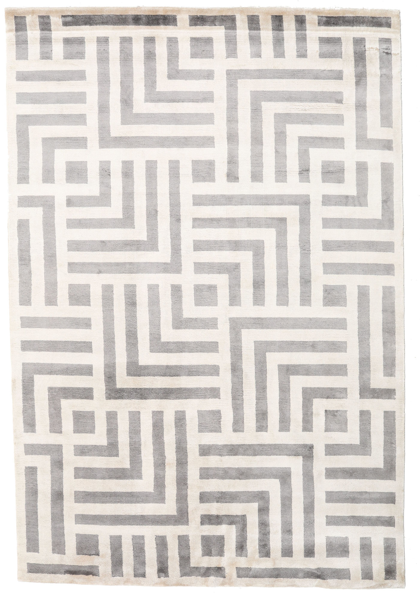 
    Maze - Grey / Off white - 170 x 240 cm
  