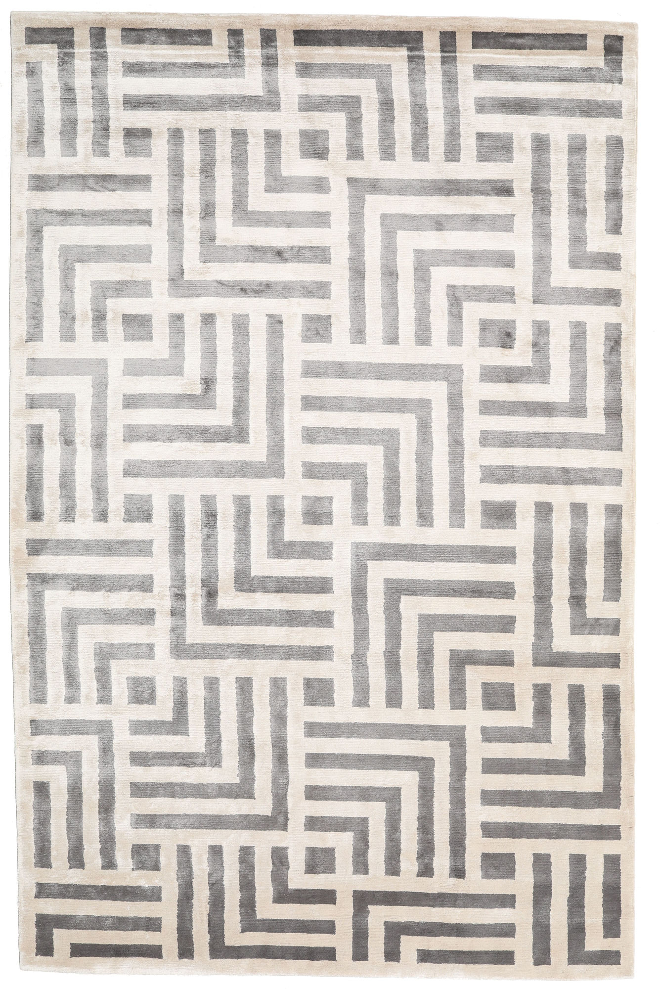 
    Maze - Grey / Off white - 200 x 300 cm
  