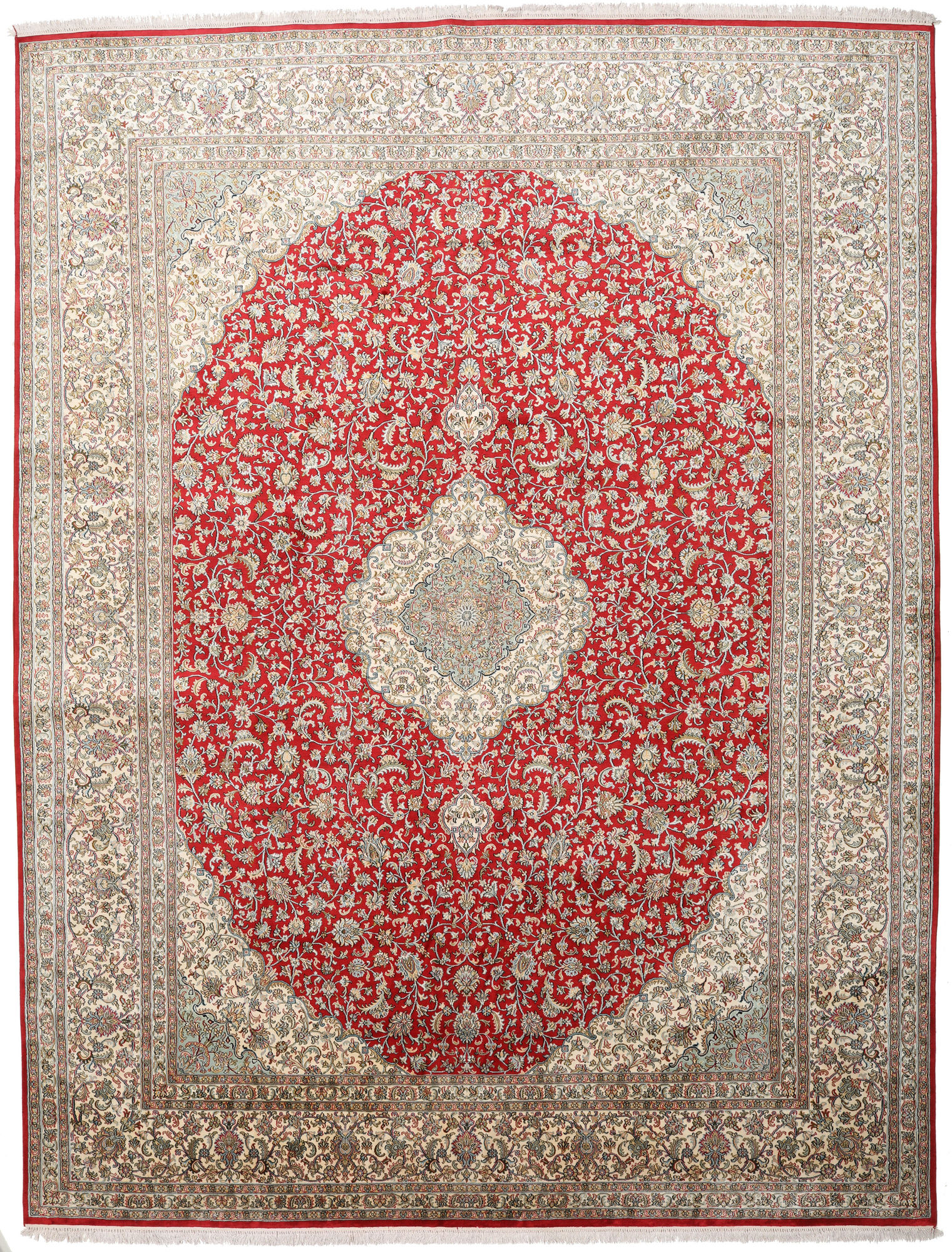 Kashmir äkta silke Matta 279x363