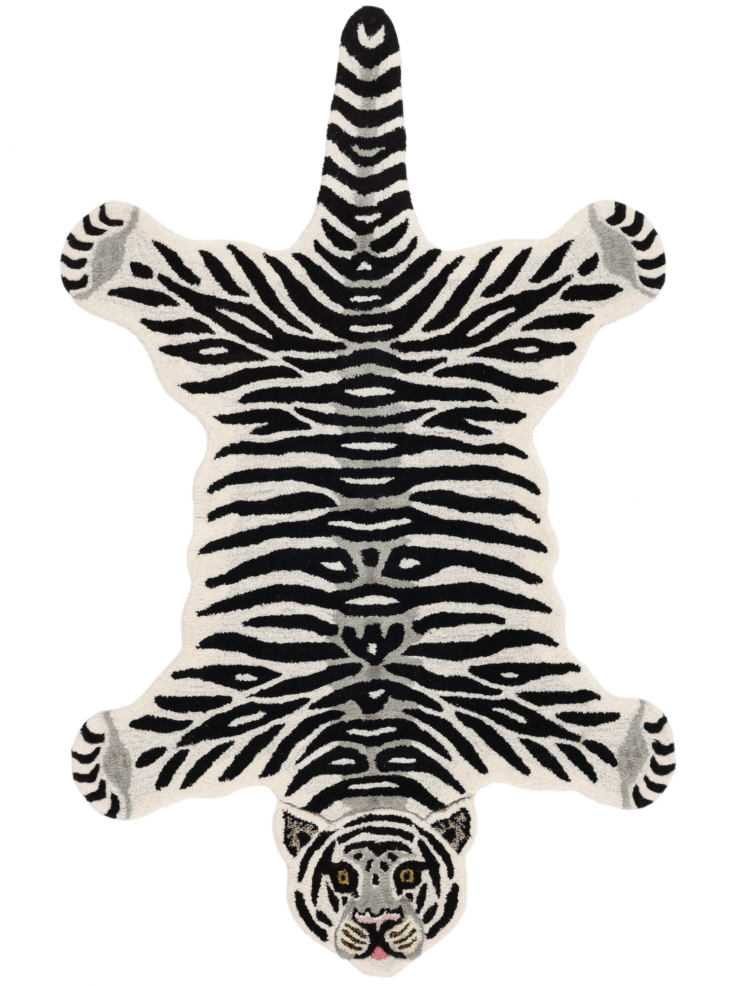 Tiger Matta - Vit 100x160