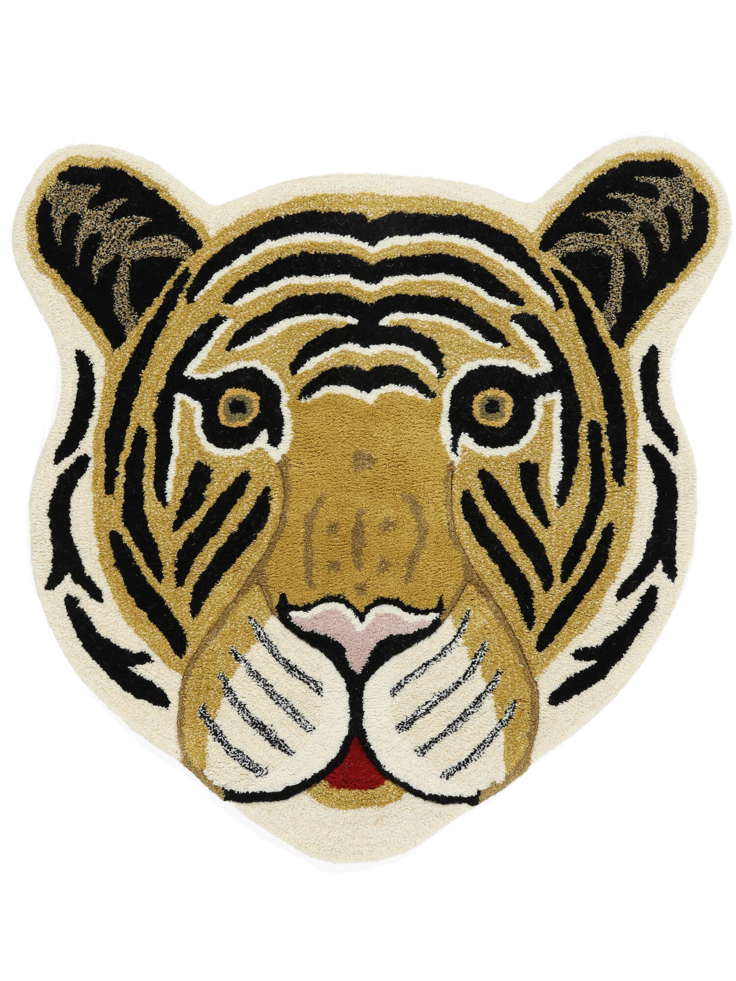 Me Tiger Matta - Senapsgul Ø 100