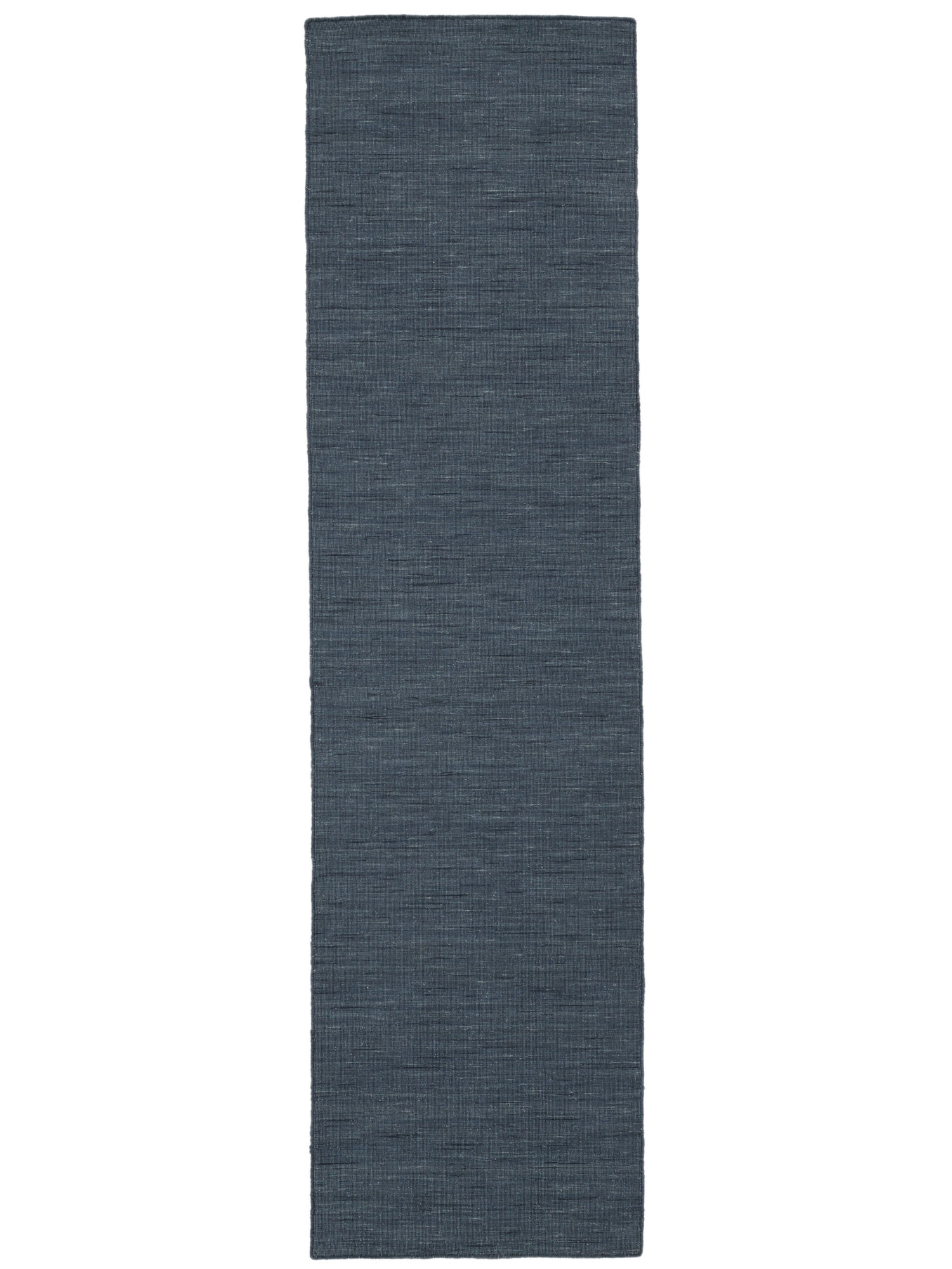 Kelim loom Teppich – Marineblau 80×300