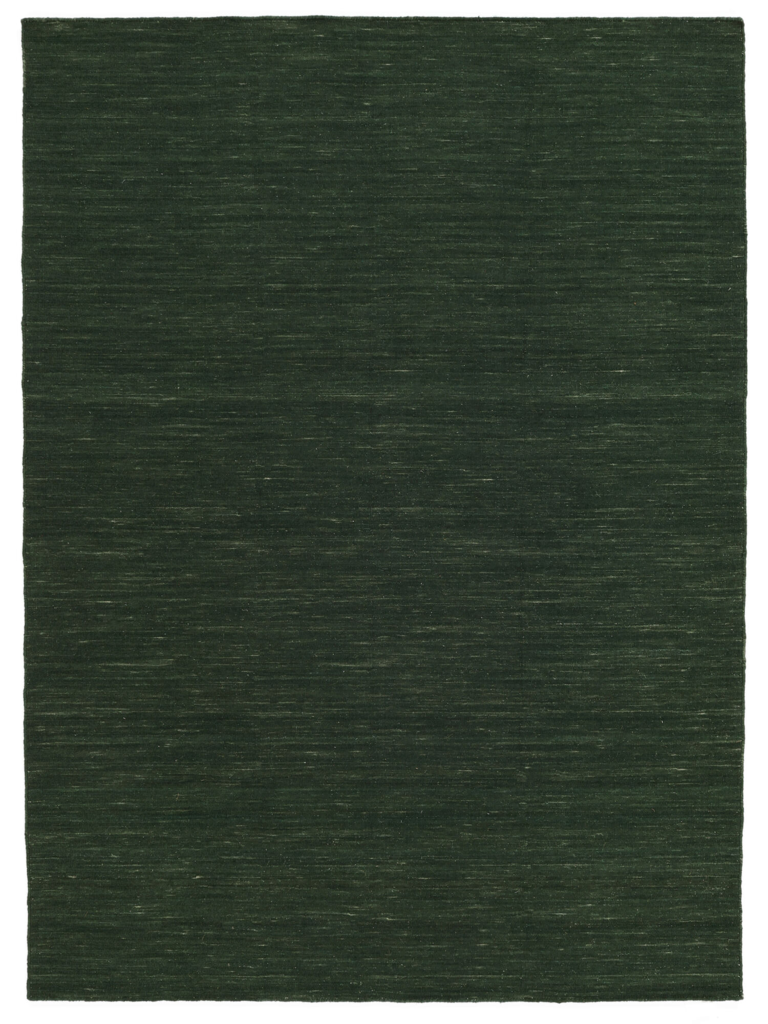 Kilim loom - Forest Green 140 x 200 cm Wool Rug - Rugvista