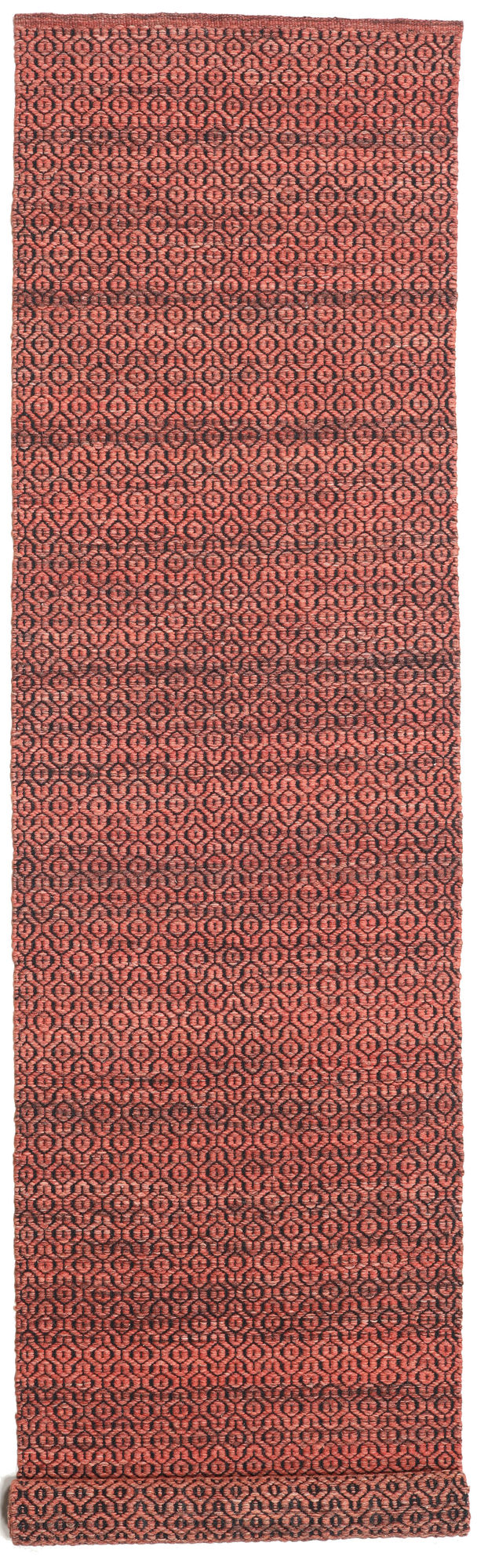 
    Alva - Rust red / Black - 80 x 350 cm
  