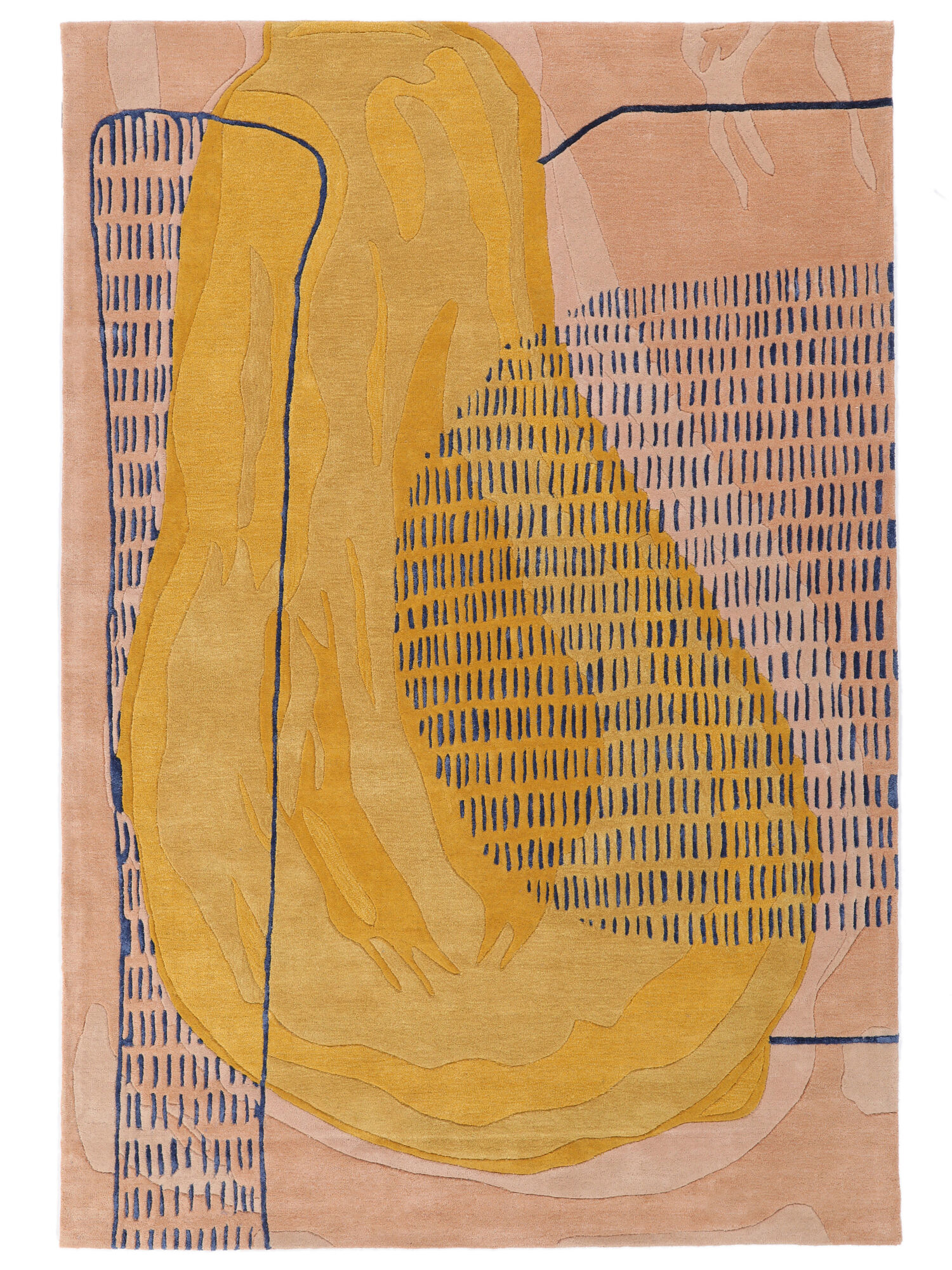 
    City Pear - Terracotta / Yellow - 160 x 230 cm
  