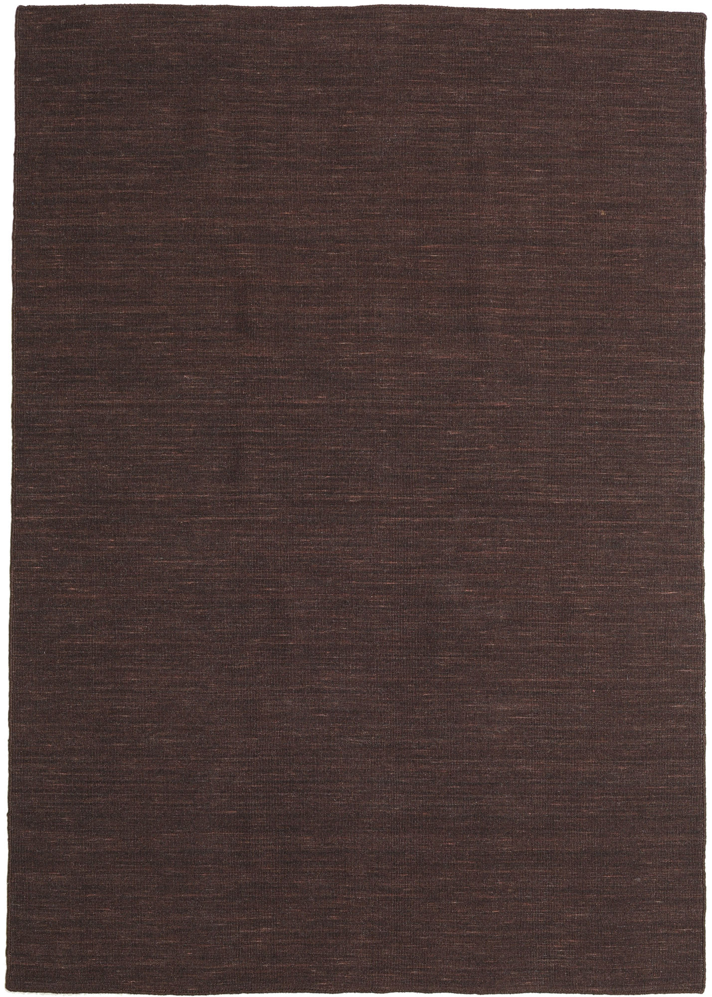 Kelim loom Teppich – Dunkelbraun 160×230