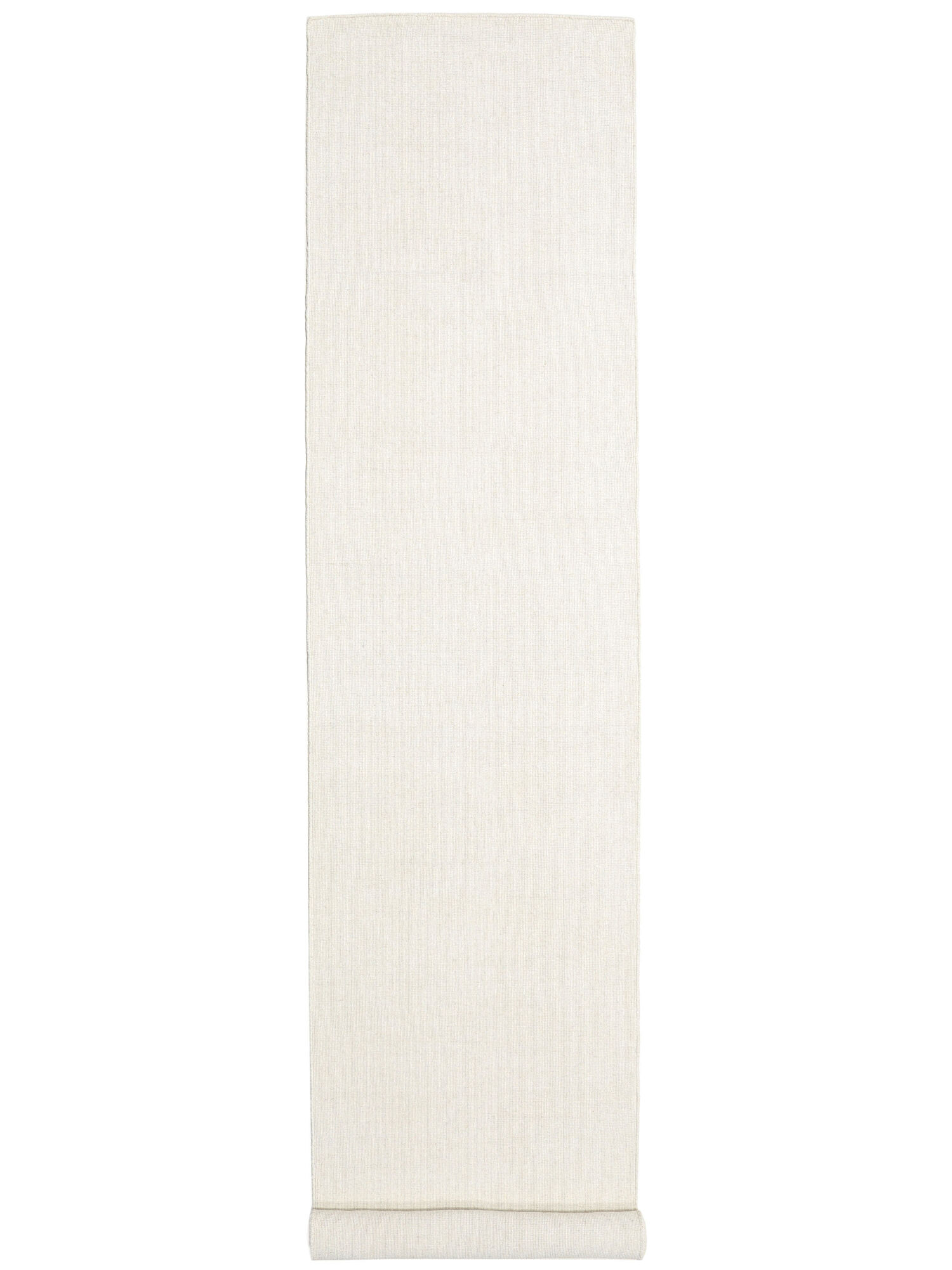 Kelim loom Teppich – Naturweiß 80×400