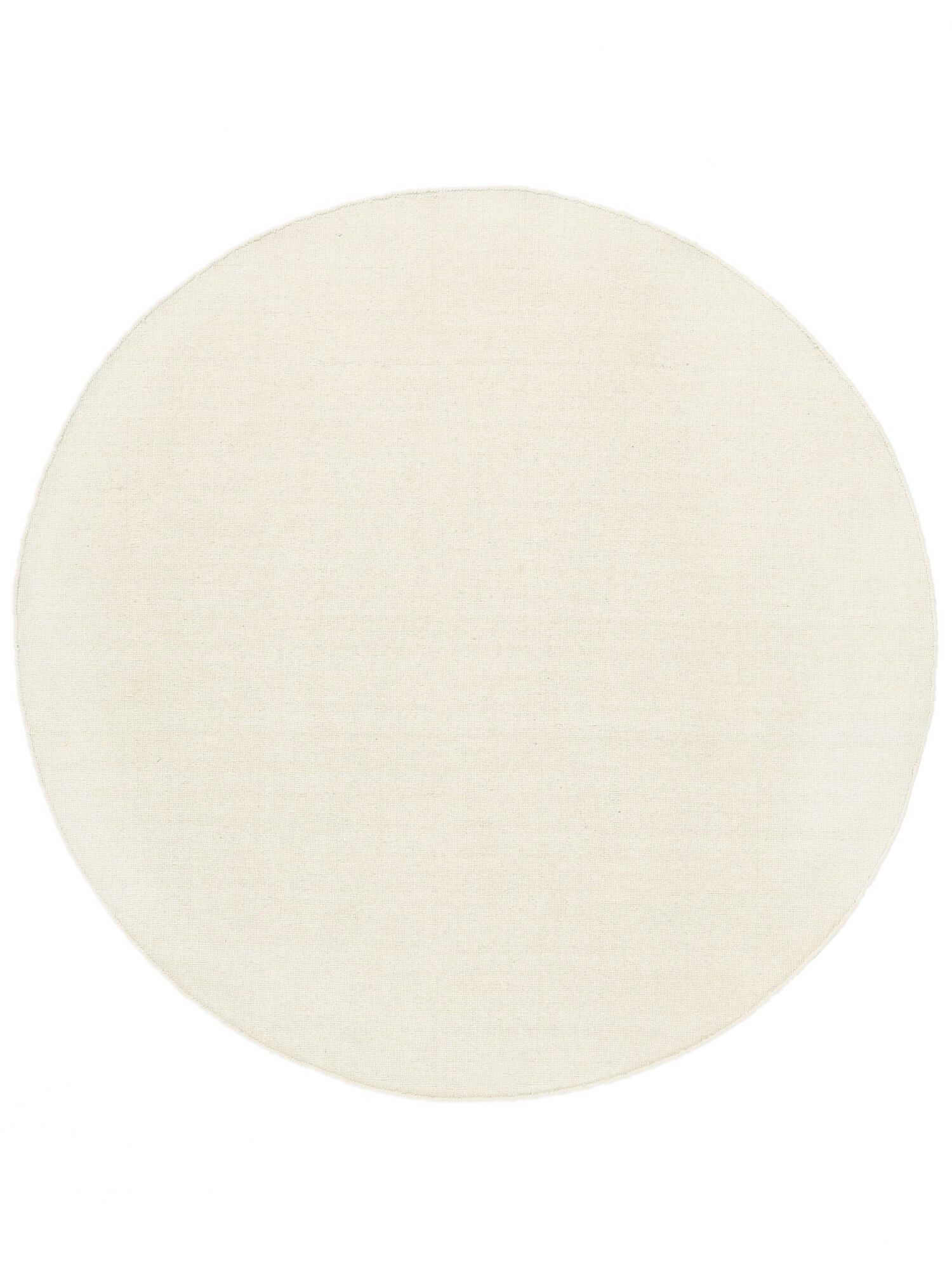 Handloom flat Matta - Off white Ø 200