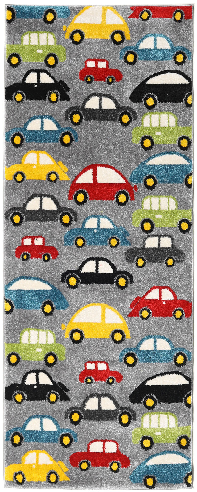 
    Cars - Grey / Multicolor - 80 x 200 cm
  