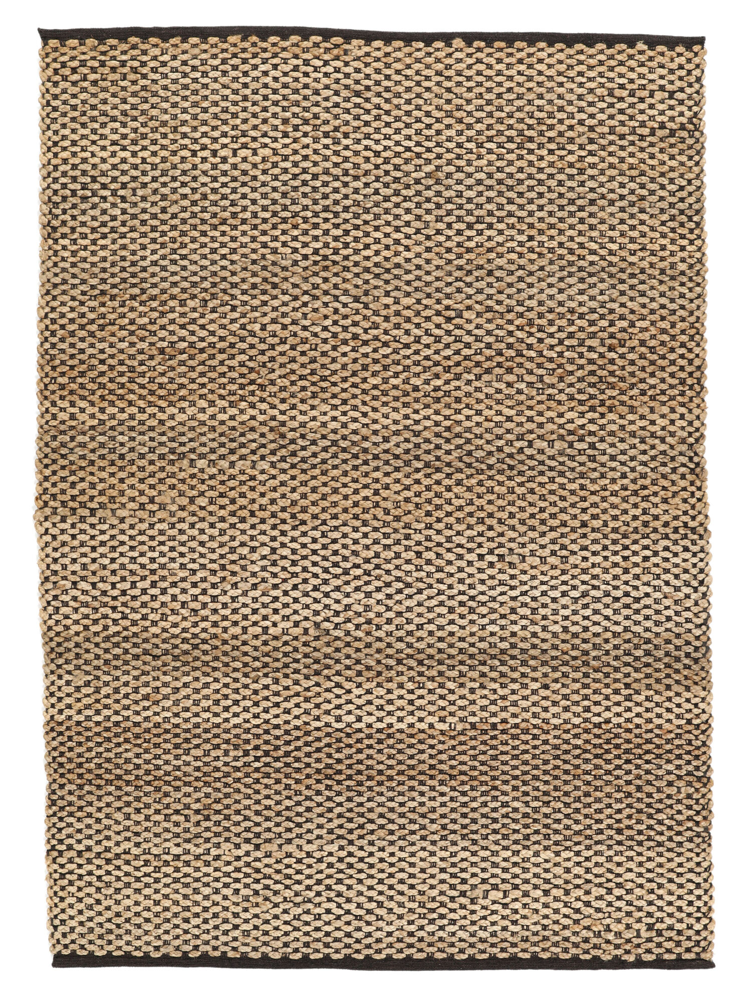 Teppich beige / schwarz 160 x 230 cm gepunktetes Muster HAVRAN 
