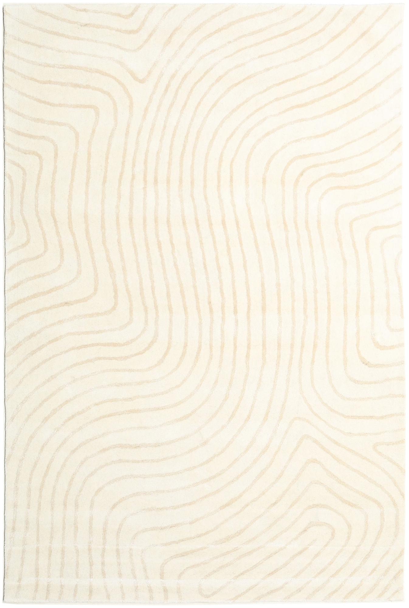 
    Woodyland - Cream white / Beige - 250 x 350 cm
  