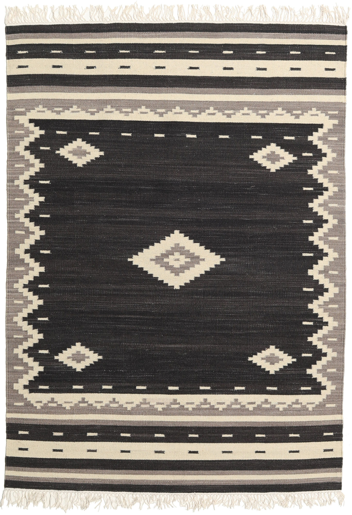 
    Tribal - Black - 140 x 200 cm
  