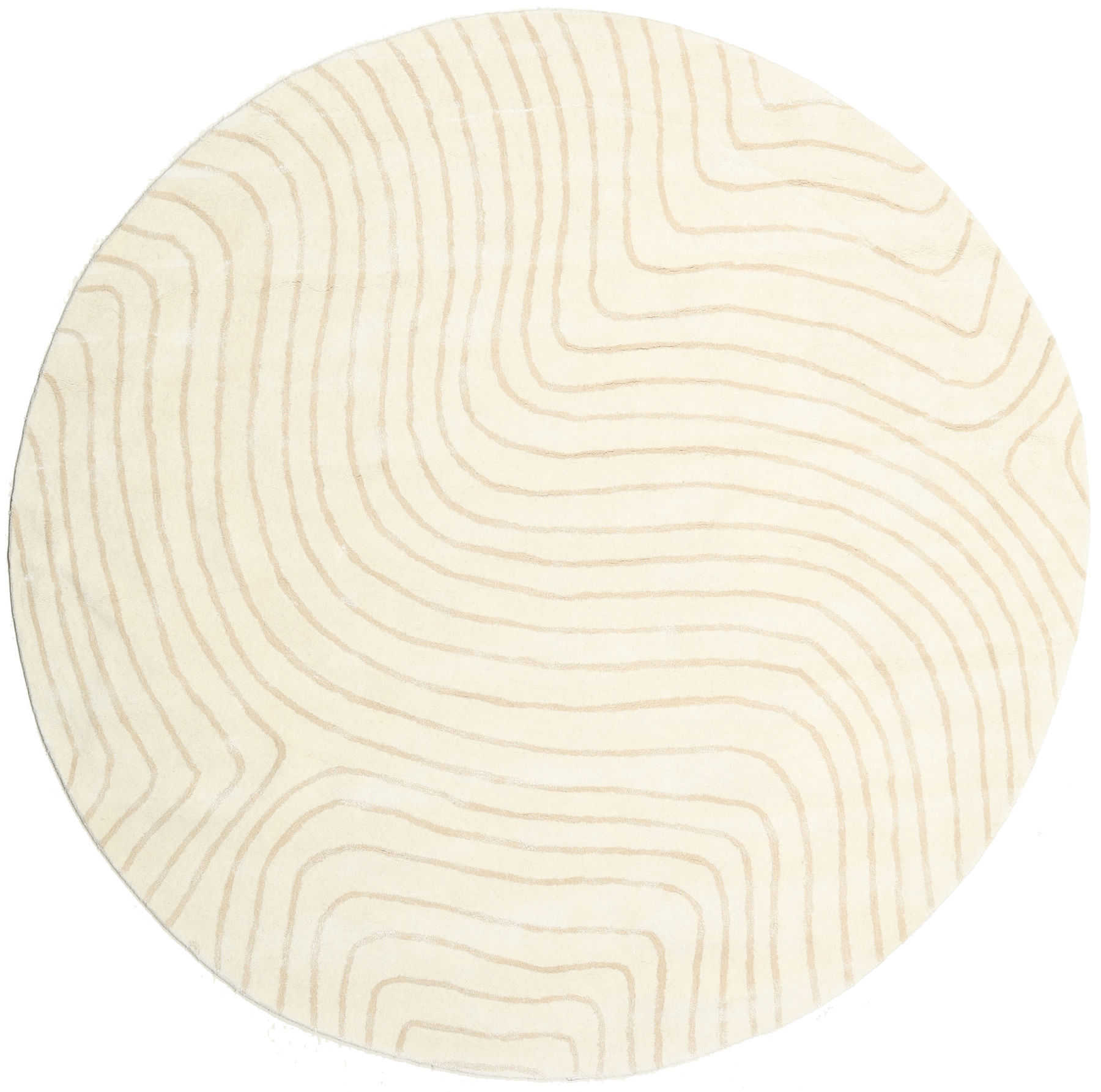
    Woodyland - Cream white / Beige - Ø 250 cm
  