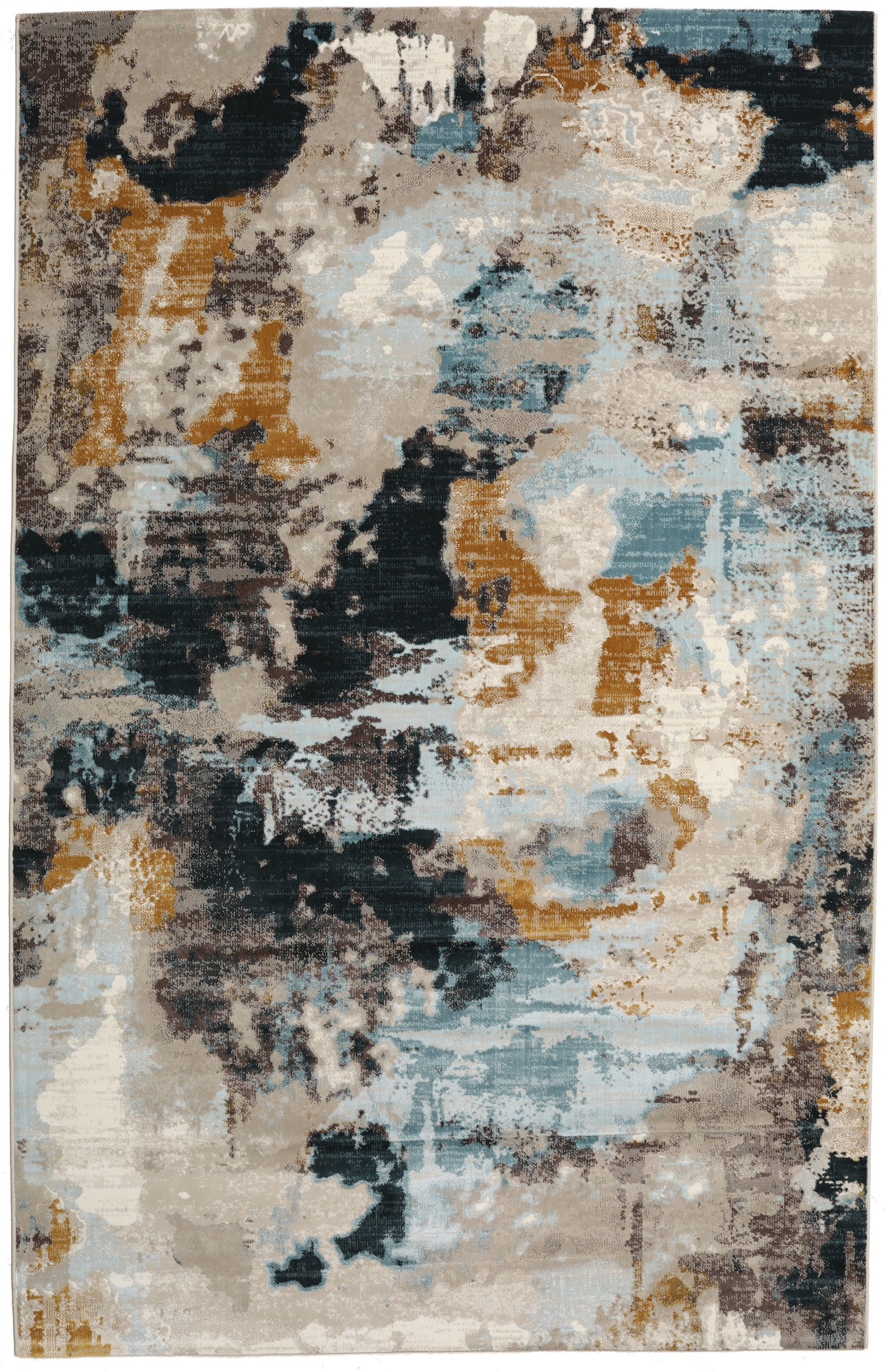 Arty Mind Matta - Beige / Mörkgrå 200x300