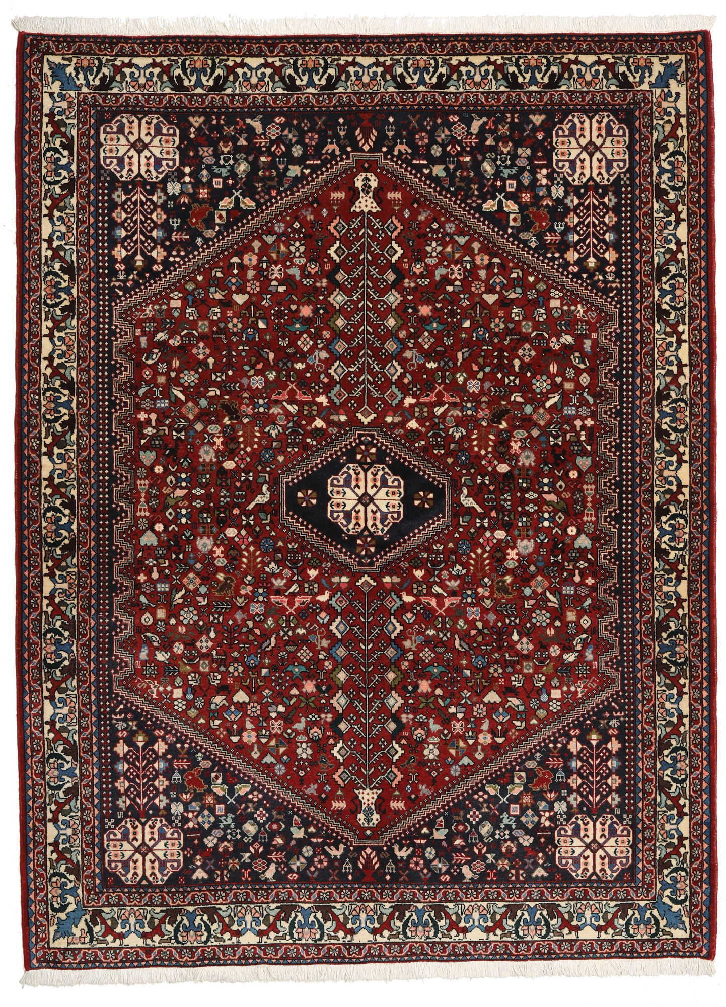 
    Abadeh Sherkat Farsh - Dark red - 155 x 208 cm
  