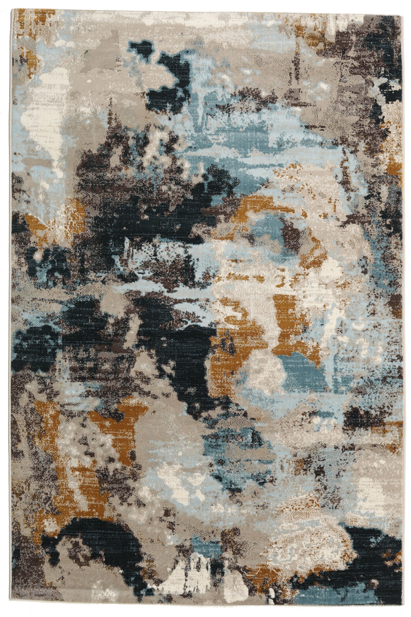 Arty Mind Matta - Beige / Mörkgrå 160x230