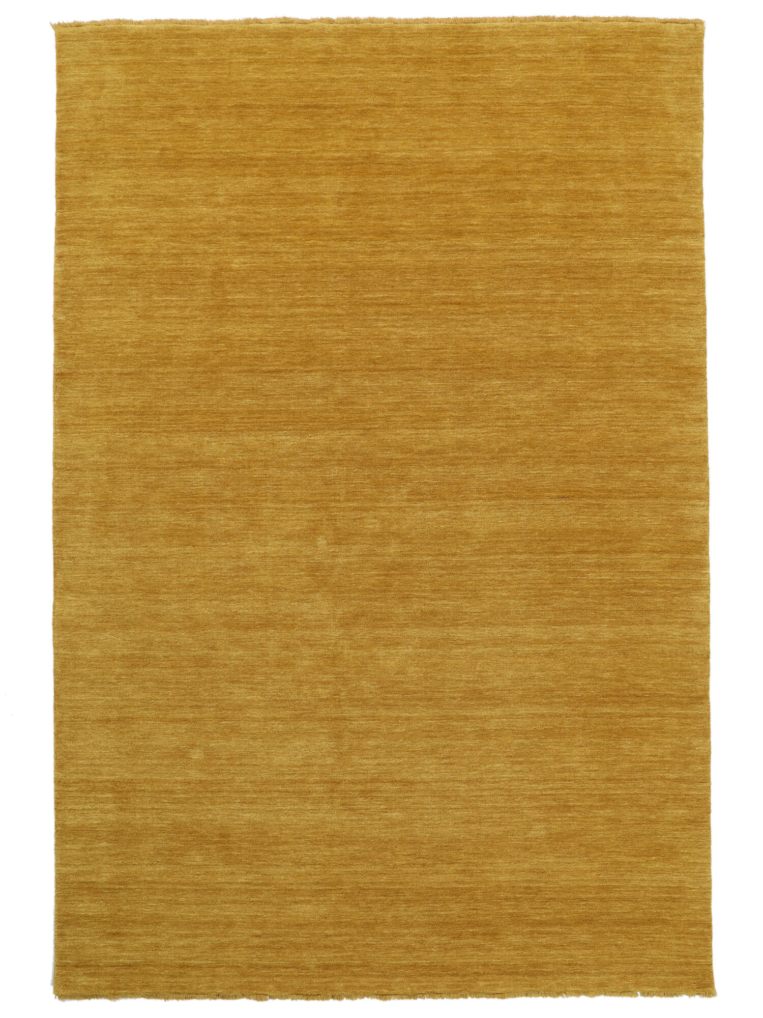 
    Handloom fringes - Mustard yellow - 160 x 230 cm
  