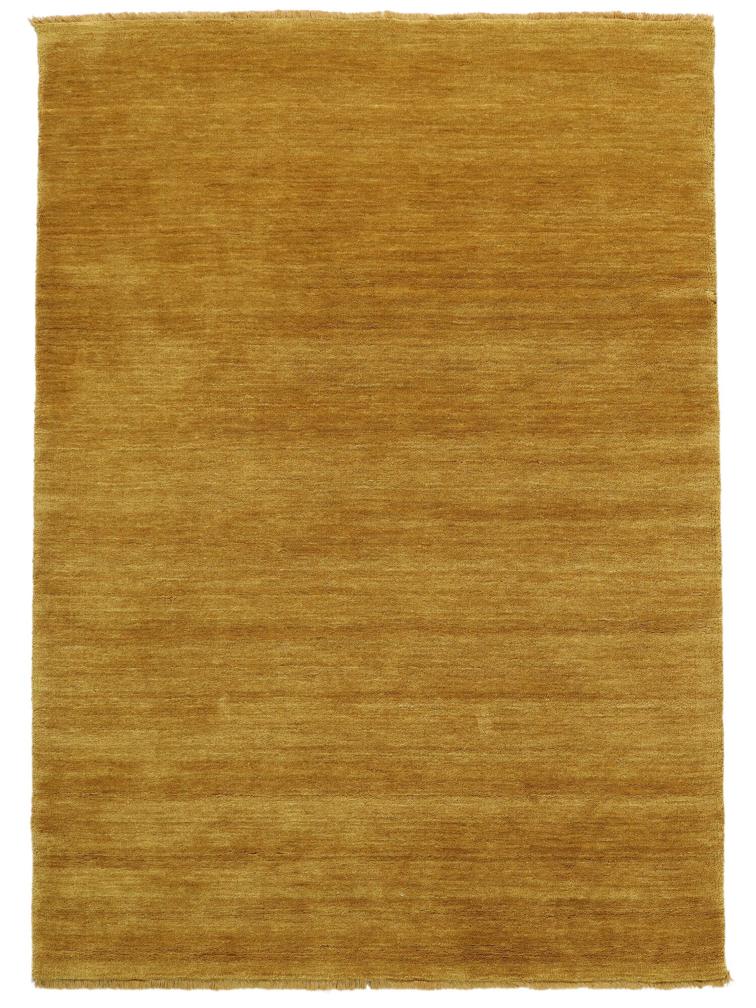 
    Handloom fringes - Mustard yellow - 140 x 200 cm
  